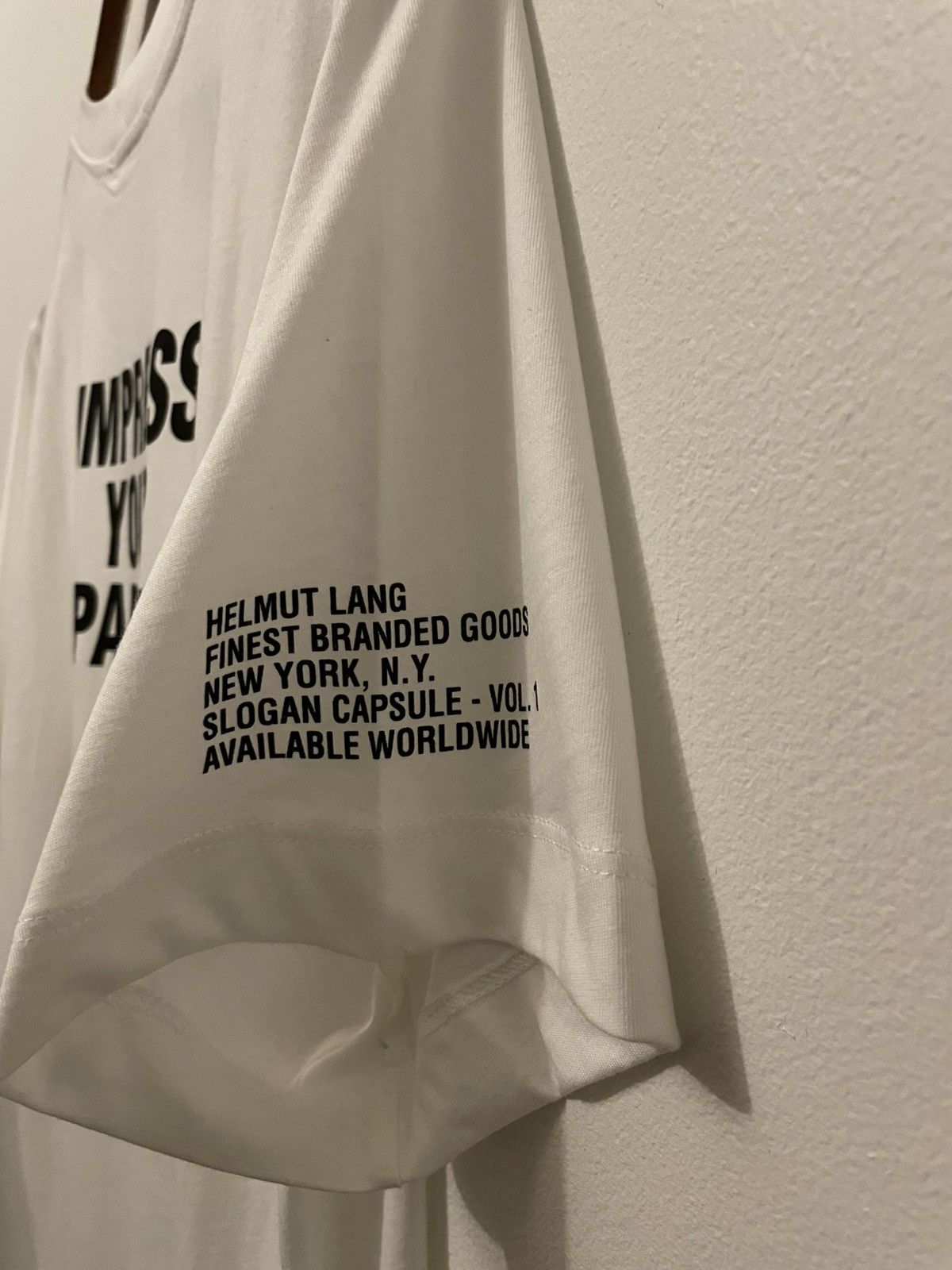 Helmut Lang Helmut Lang “Impress” tee Size US S / EU 44-46 / 1 - 5 Thumbnail