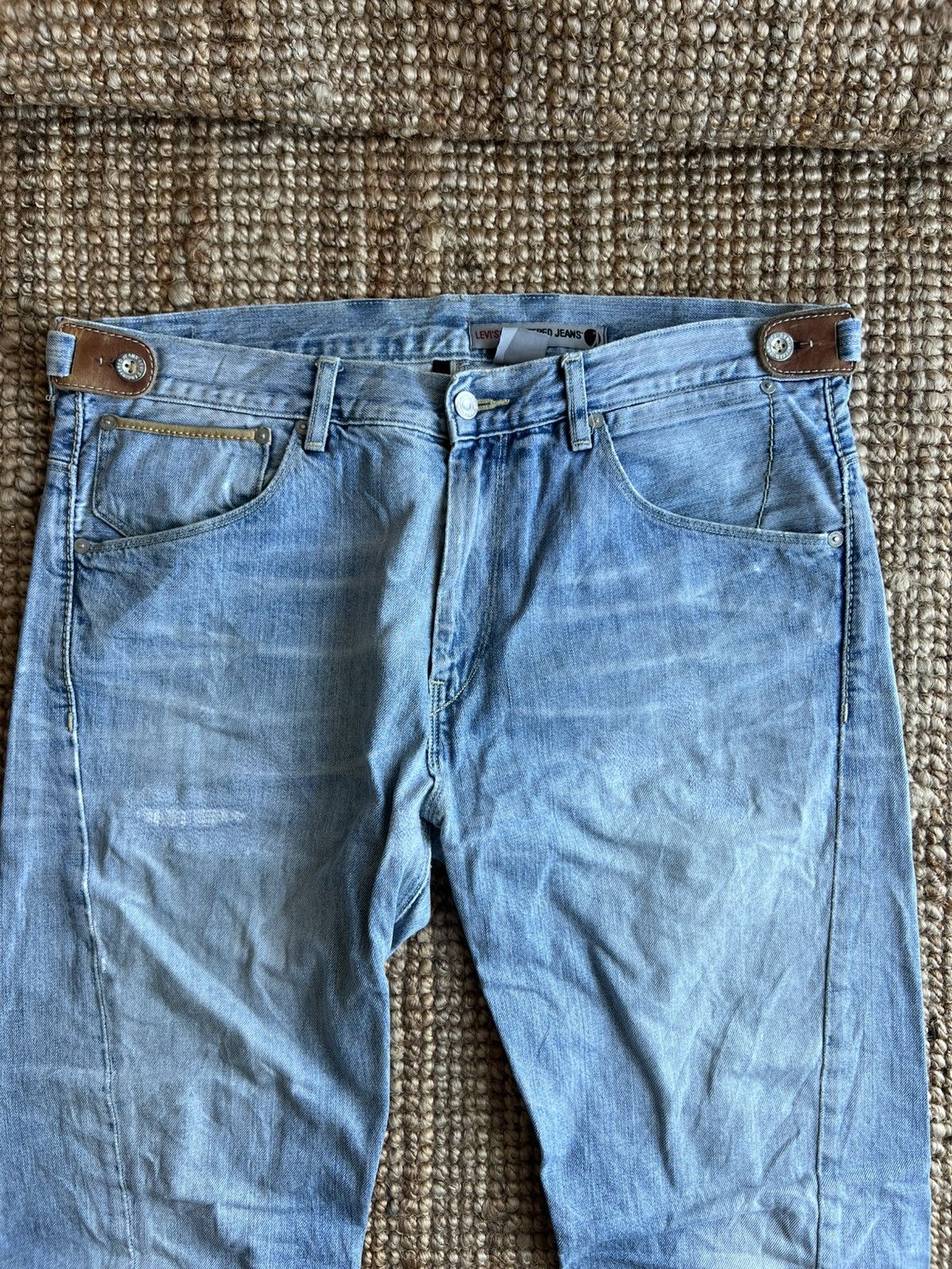 Levi's Levis Engineered Jeans Leather Side Belt W36 Actual 38x34 Size US 36 / EU 52 - 2 Thumbnail