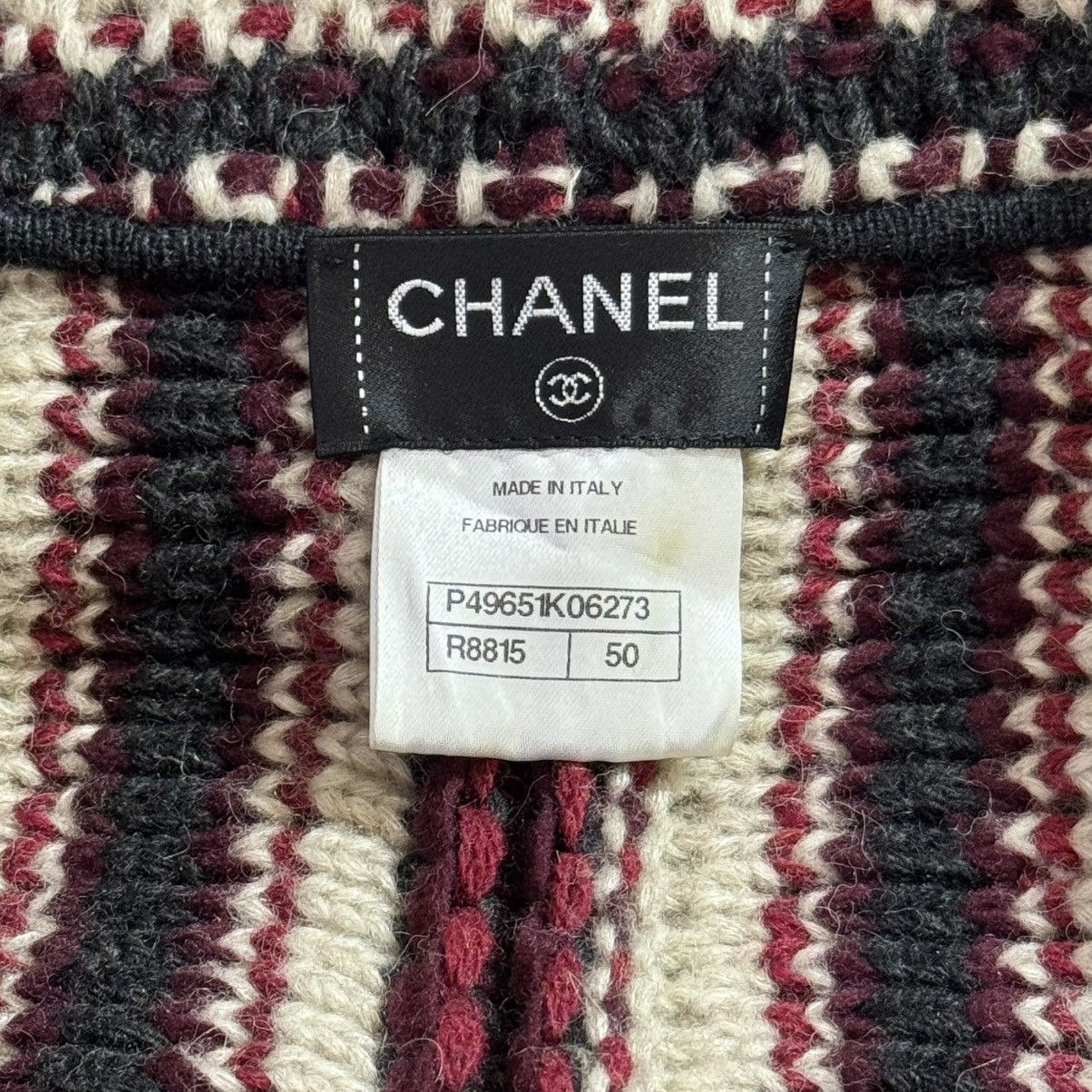 Chanel CHANEL FW14 Fringe Knit Cardigan Jacket Size US L / EU 52-54 / 3 - 5 Thumbnail