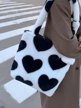 Japanese Brand TOTE BAG VINTAGE JAPANANESE BRAND HEART Size ONE SIZE - 1 Thumbnail