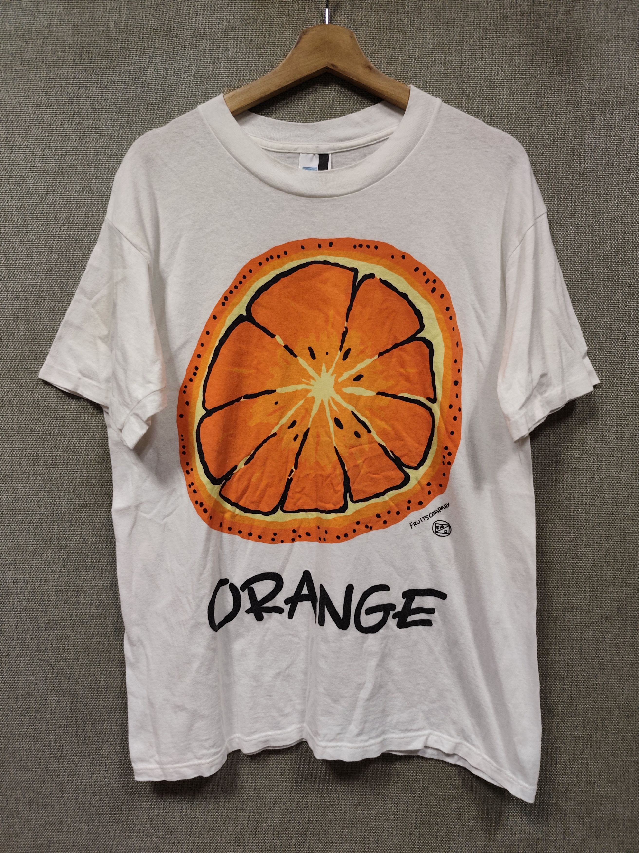 Vintage Vintage 90s t shirt oranges made in usa Size US L / EU 52-54 / 3 - 1 Thumbnail