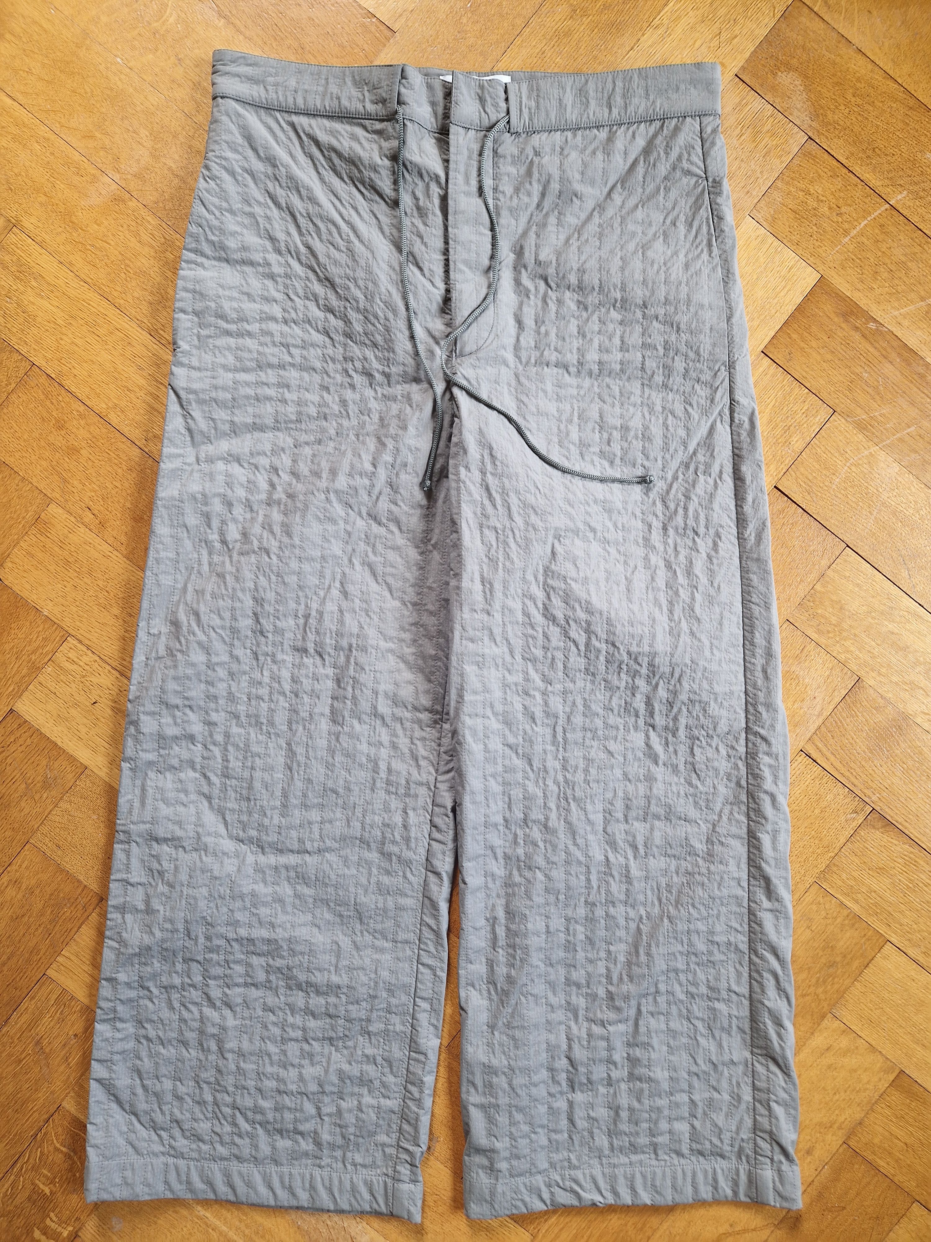 SAGE NATION Grey quilted pants Size US 34 / EU 50 - 1 Thumbnail