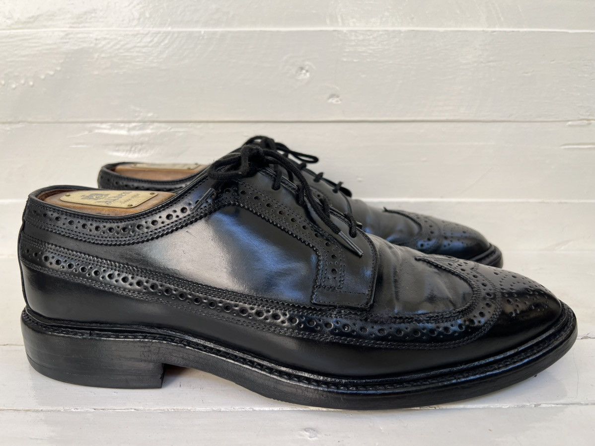 Allen Edmonds Allen Edmonds MacNeil Black Leather Shell Cordovan Wingtip Size US 9.5 / EU 42-43 - 6 Thumbnail