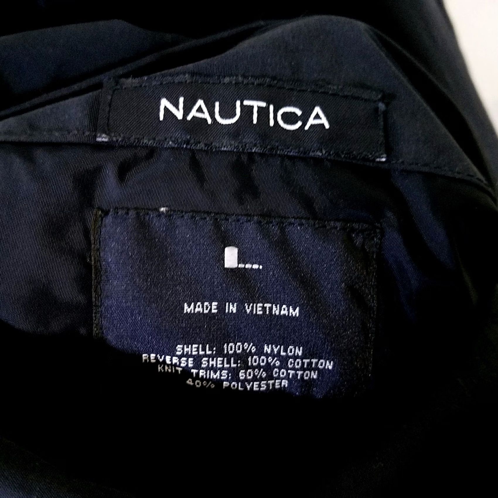Nautica Nautica Reversible Bomber Jacket Mens Size Large Blue Gray Flight/Bomber Ladies? No—Mens Size US L / EU 52-54 / 3 - 7 Thumbnail