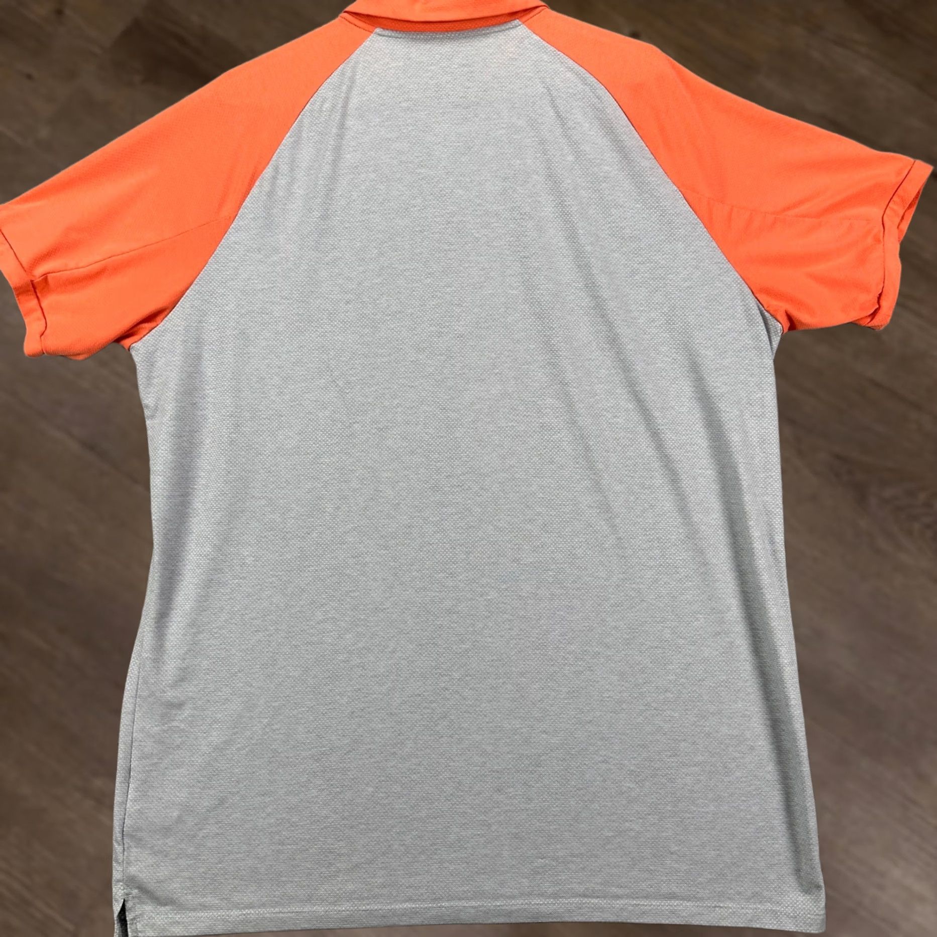 Nike Nike Golf Dri-FIT Polo Shirt Mens XL Gray Colorblock Swoosh Rugby Stretch Short Sleeve Size US XL / EU 56 / 4 - 1 Thumbnail