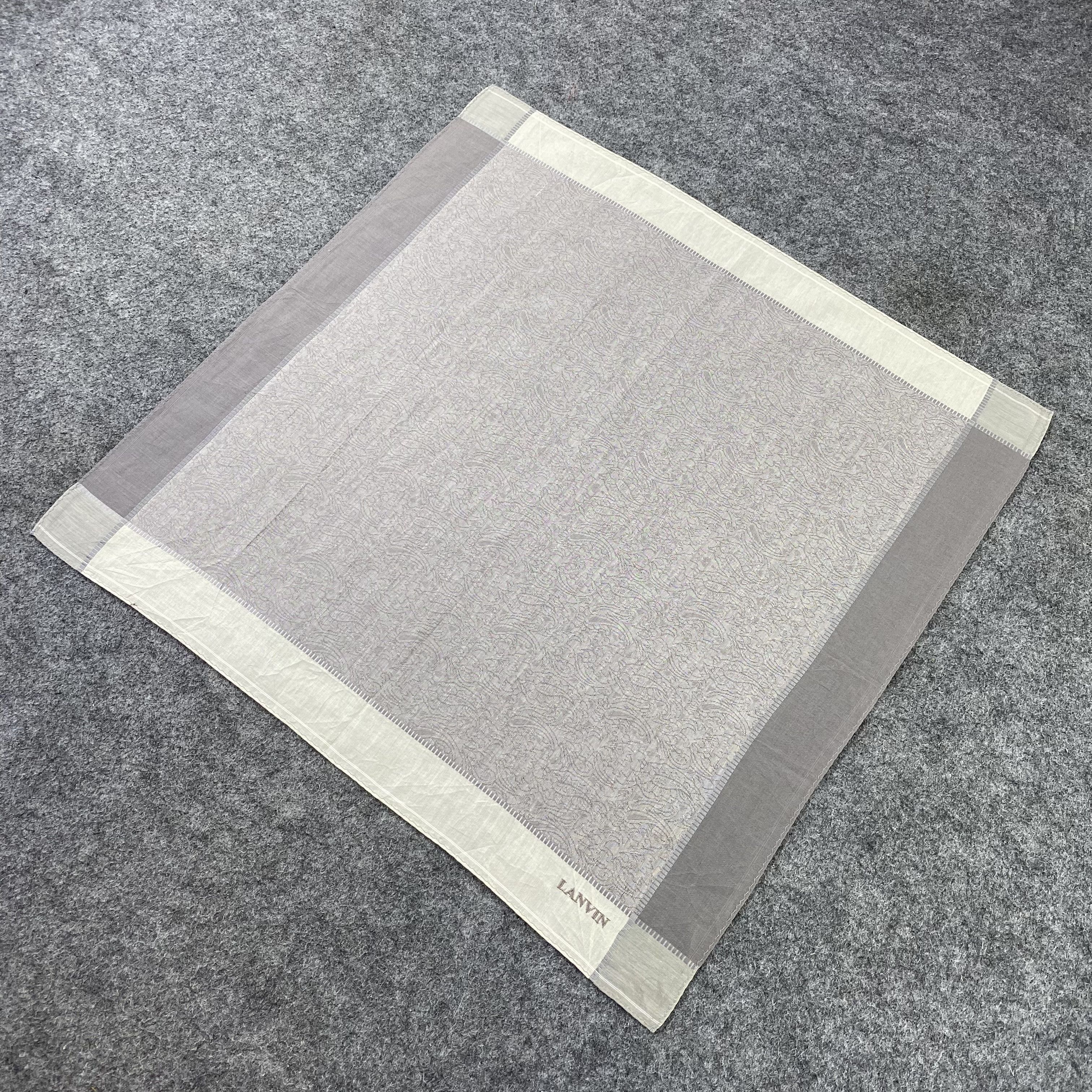 Lanvin × Vintage Lanvin Handkerchief / Bandana / Neckerchief /Headscarf-B1125 Size ONE SIZE - 4 Thumbnail