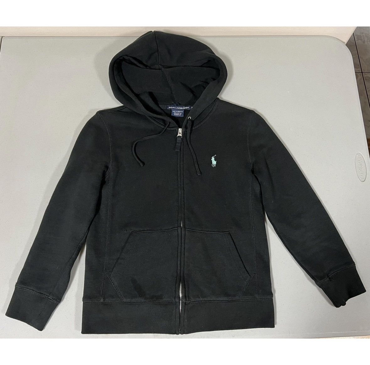 Ralph Lauren Ralph Lauren Black Zipper Sweater Sweatshirt Hoodie Size S 🩵 Size US S / EU 44-46 / 1 - 2 Thumbnail
