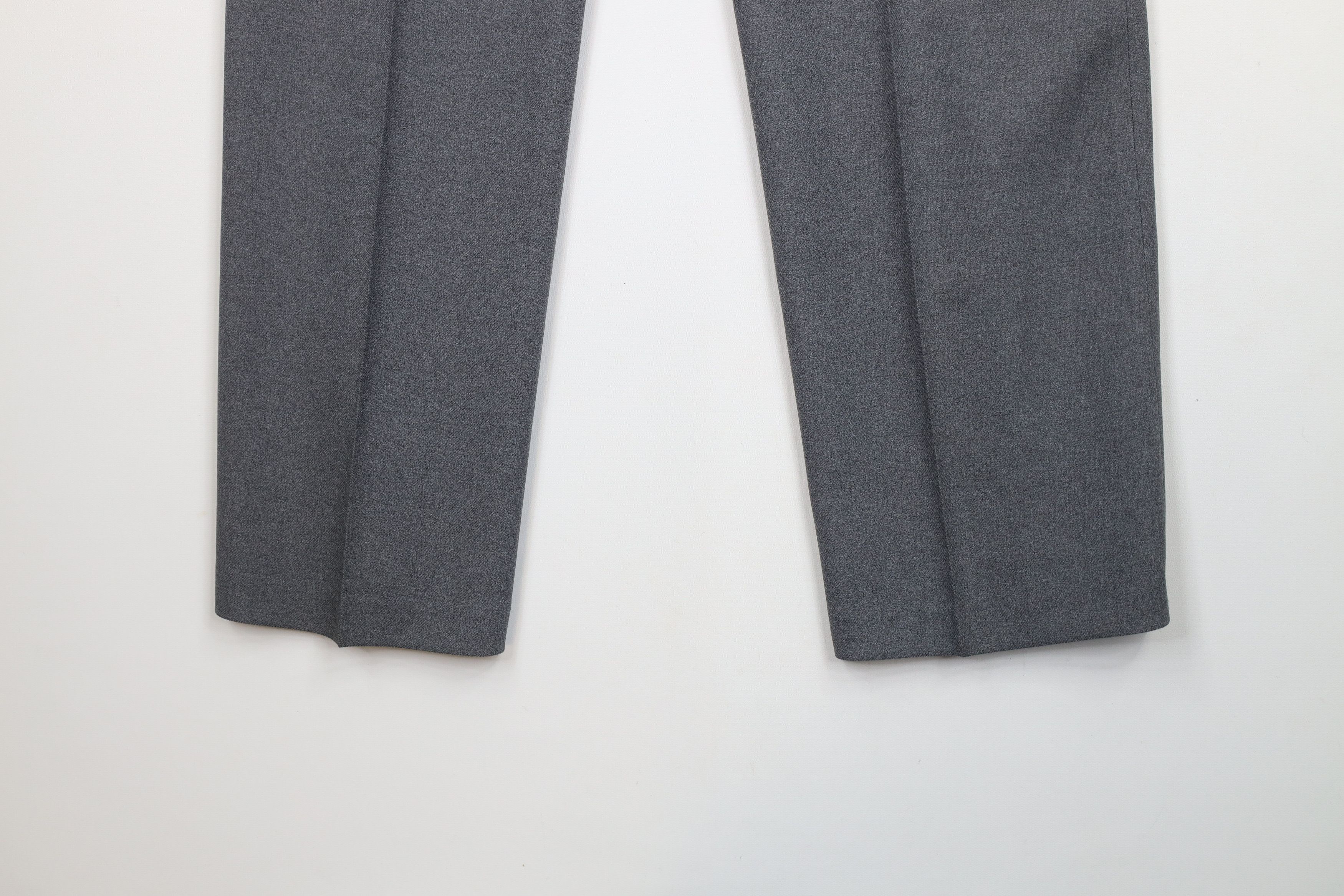 Levi's × Vintage Vintage 70s Levis Wide Leg Knit Chino Pants Heather Gray USA Size US 32 / EU 48 - 11 Thumbnail