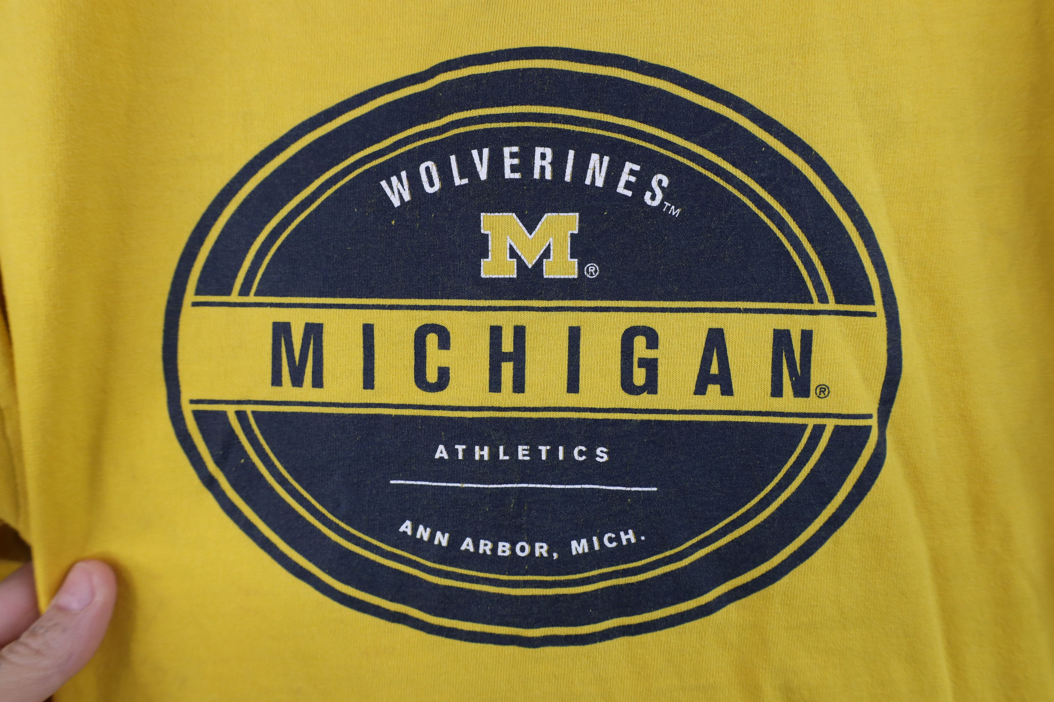 Nike Vintage 90s Nike University of Michigan Athletics T-Shirt Size US M / EU 48-50 / 2 - 6 Thumbnail