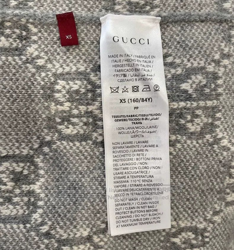 Gucci Gucci Gray double G jacquard knitted cardigan coat Size XS / US 0-2 / IT 36-38 - 6 Thumbnail