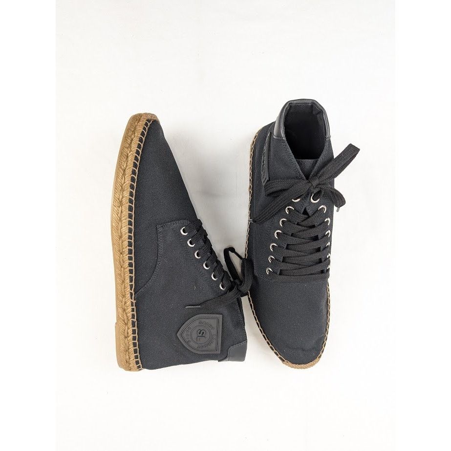 Saint Laurent Paris o1rshd1 Damon High-Top Sneakers in Nero Size US 10 / EU 43 - 19 Thumbnail
