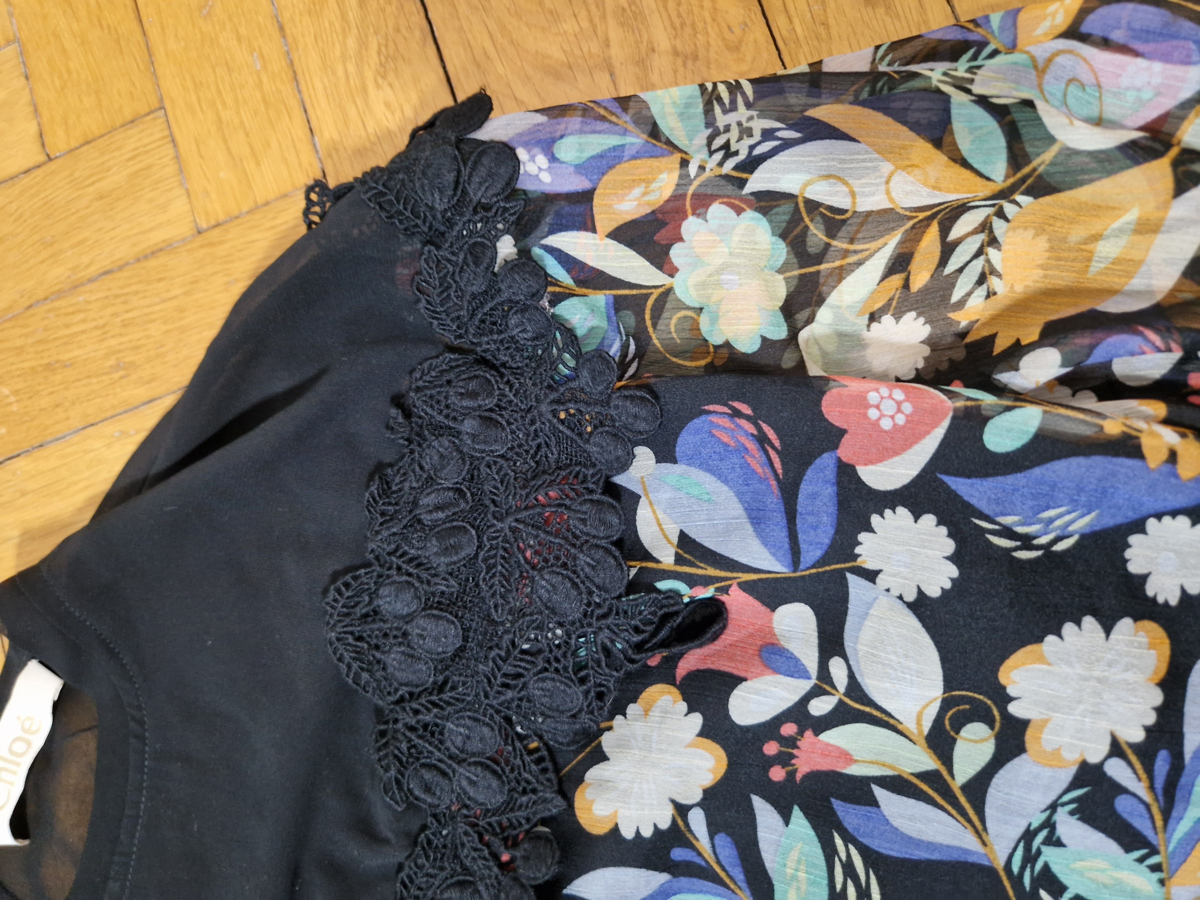 Chloe Chloe silk floral dress Size M / US 6-8 / IT 42-44 - 11 Thumbnail