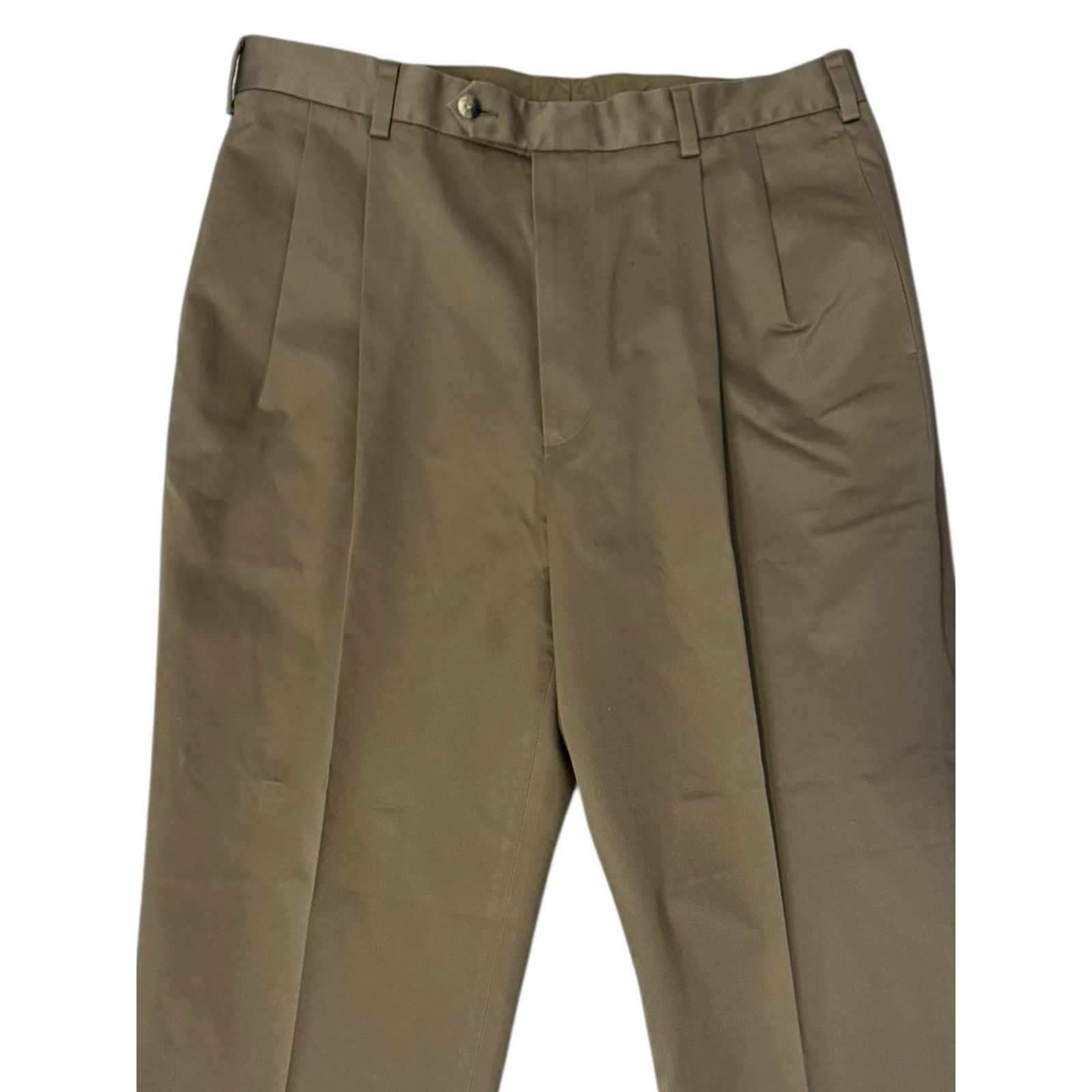Jos. A. Bank Jos A Banks NEW Traveler ‘s Twill Pants 36x29 Pleated Cuffs Size US 36 / EU 52 - 2 Thumbnail