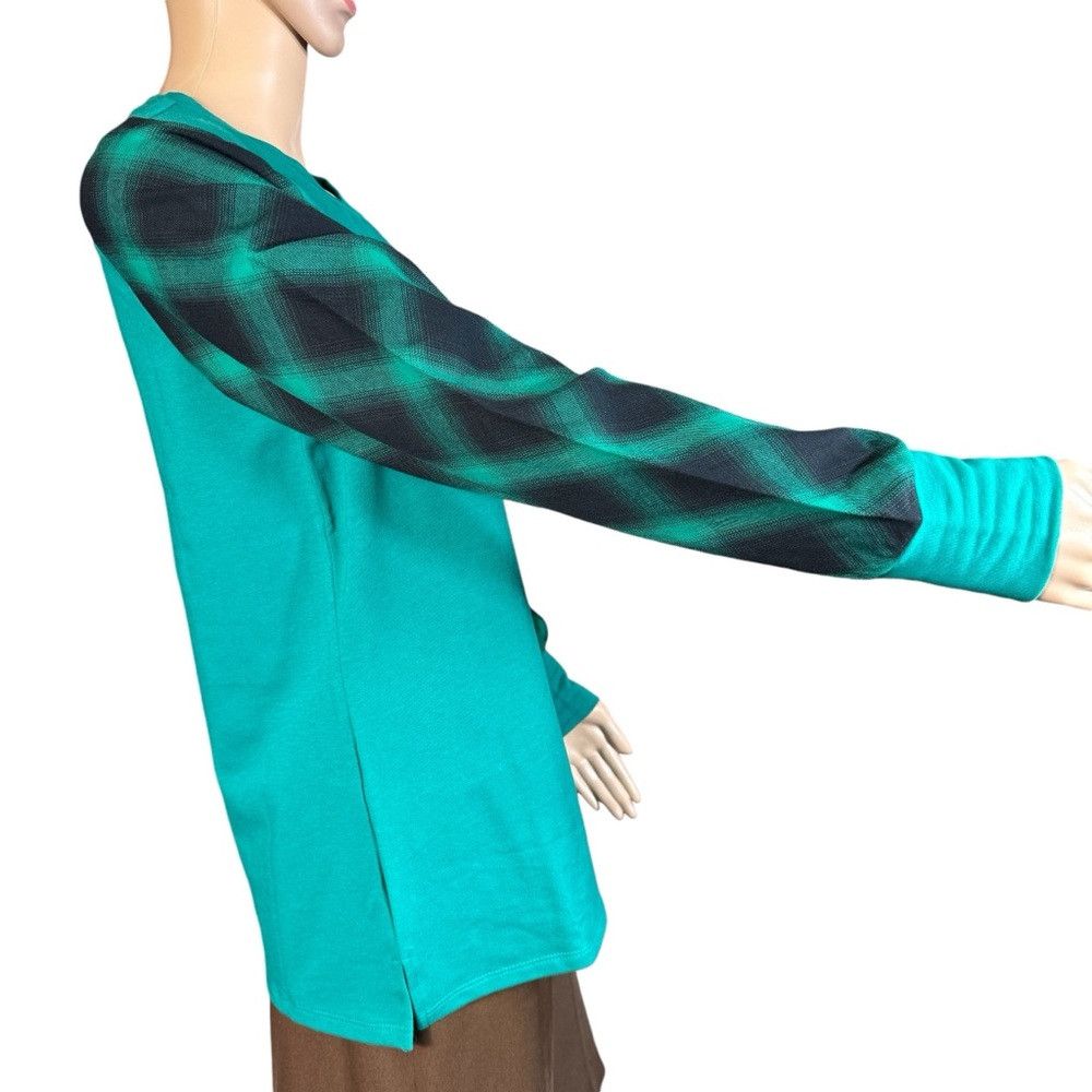 Other New Belle by Kim Gravel French Terry Flannel Sleeves Sweats Size XXS / US 00 / IT 34 - 4 Thumbnail