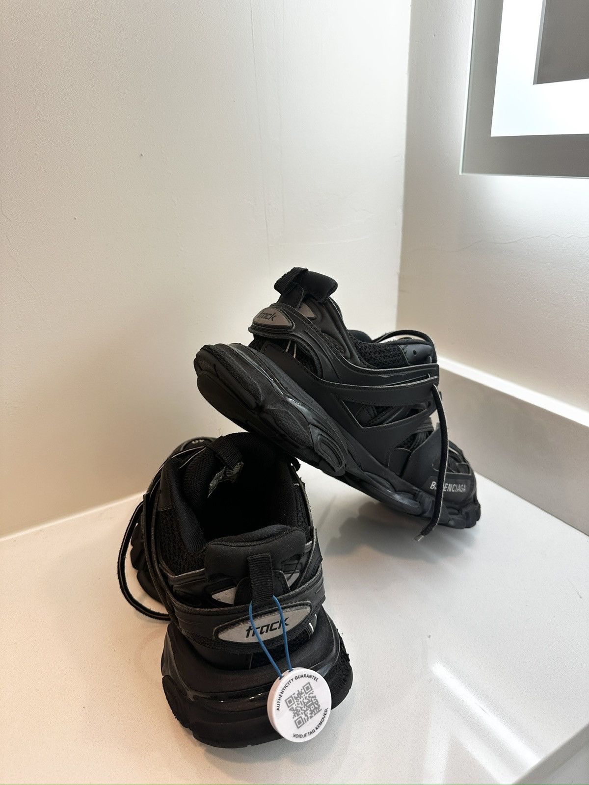 Balenciaga Balenciaga Track Sneaker 'Triple Black' Size US 7 / EU 40 - 4 Thumbnail