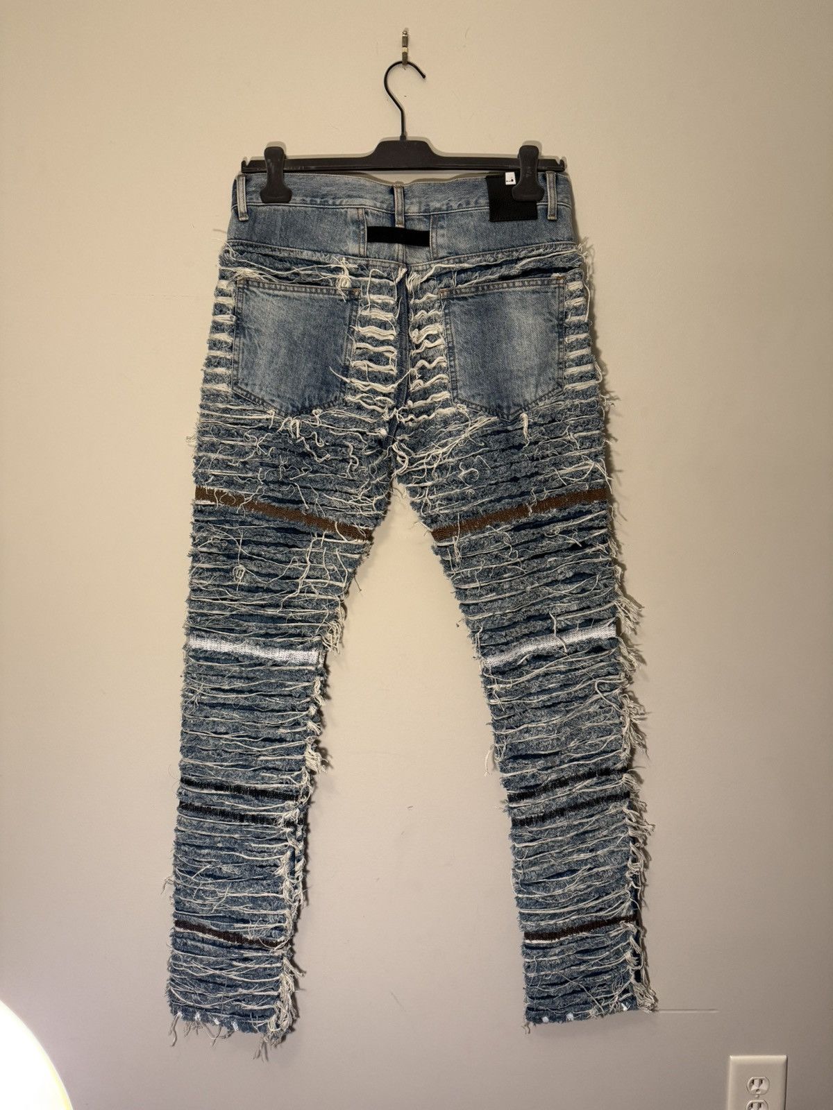 1017 ALYX 9SM Alyx x Blackmeans Distressed Denim Size US 32 / EU 48 - 2 Thumbnail