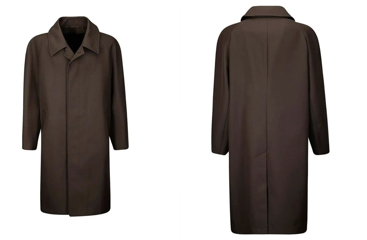 Lemaire FW24 Lemaire Car Coat - Espresso Size US M / EU 48-50 / 2 - 3 Thumbnail