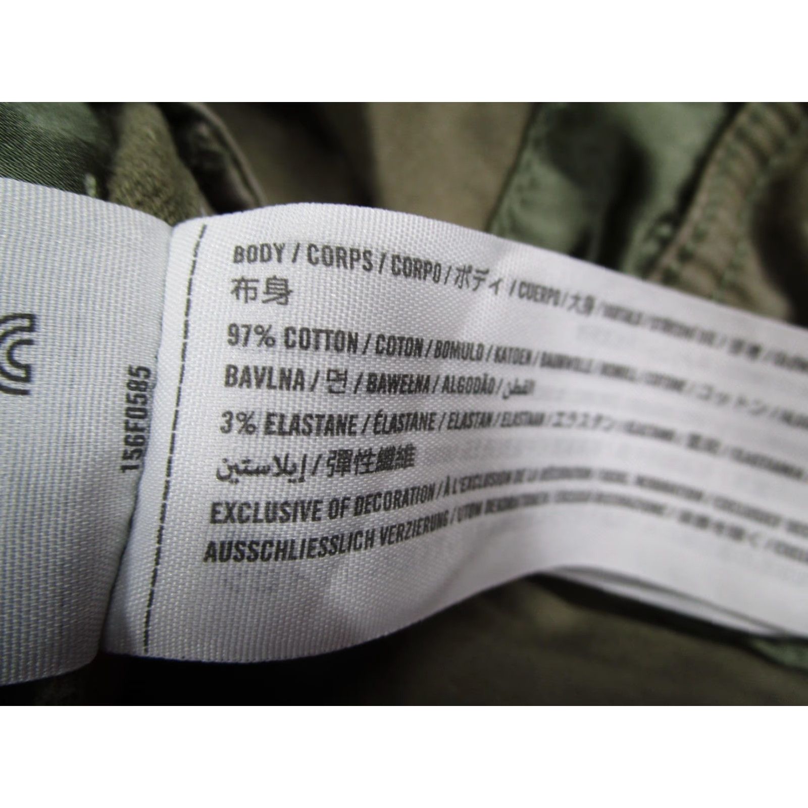 Abercrombie & Fitch Abercrombie & Fitch Pants Women 32 14S Green Stretch Cargo Paratrooper Vintage 90s Casual Army Size 24" / US 00 / IT 34 - 4 Thumbnail
