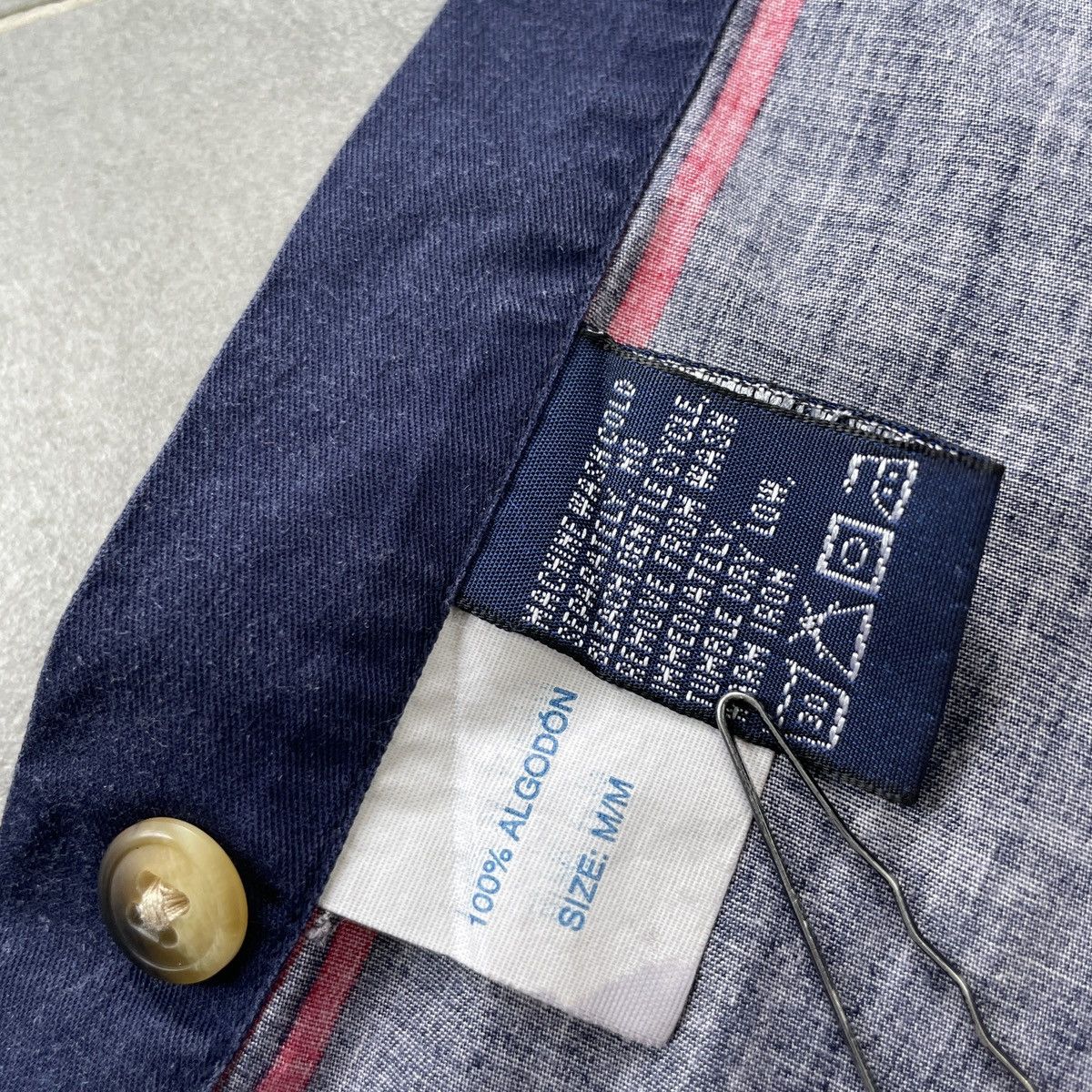 Nautica × Vintage Vintage Nautica Blue Water Challenge Button Shirt Size M Size US M / EU 48-50 / 2 - 12 Thumbnail