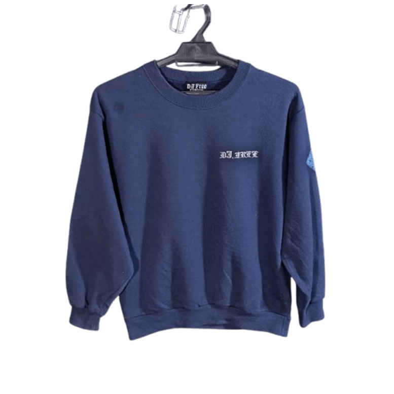 Japanese Brand RARE DJ FREE Japanese Archive Tribal Dragon Crewneck - Navy Size US XS / EU 42 / 0 - 2 Thumbnail