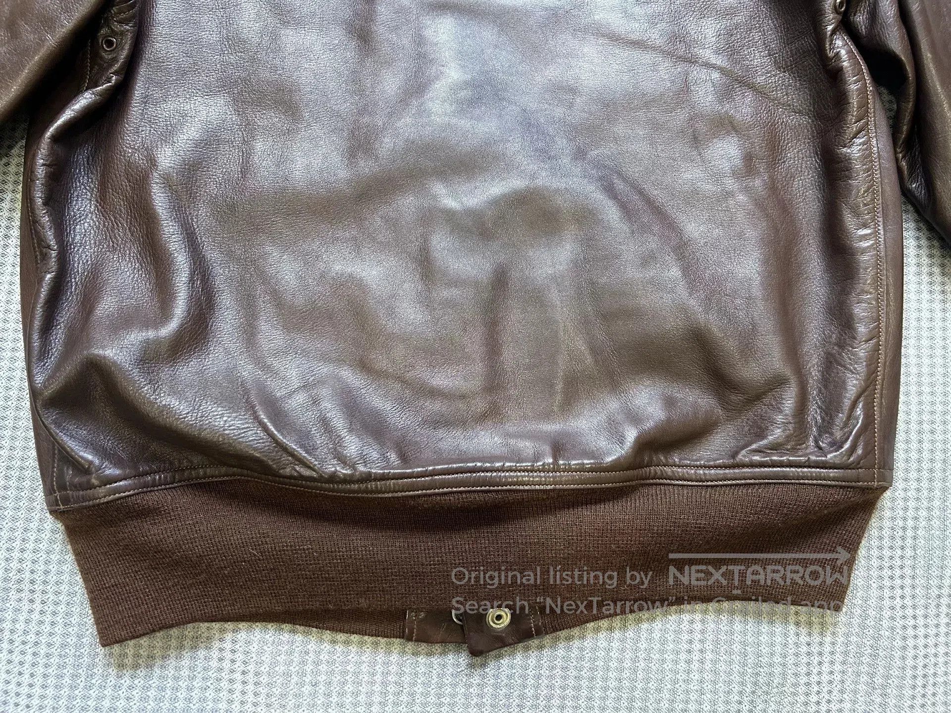 Eastman Leather Clothing eastman leather a1 bomber jacket in brown. Size US M / EU 48-50 / 2 - 7 Thumbnail