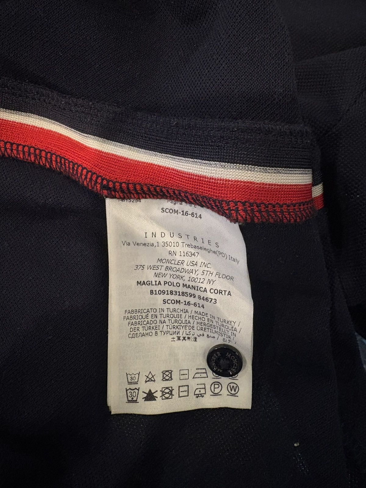 Moncler Moncler Polo Size S Size US S / EU 44-46 / 1 - 4 Thumbnail