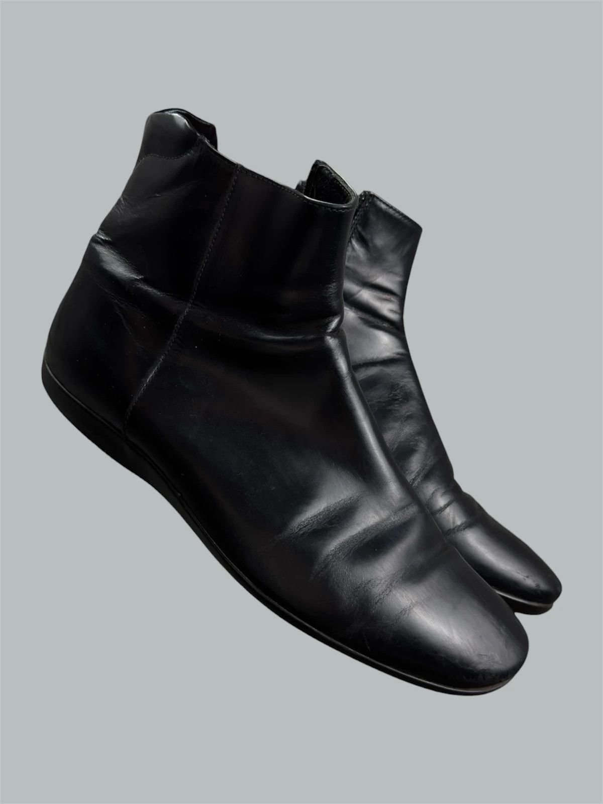 Prada Prada archive leather high top boots 90’s Size US 10.5 / EU 43-44 - 1 Thumbnail