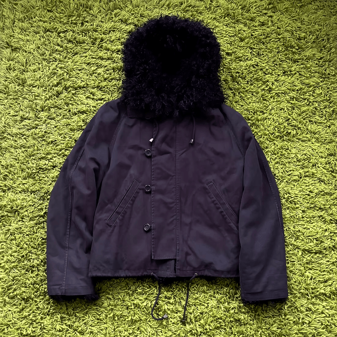Givenchy Pre-Fall 2009 Mongolian Lamb Fur Lined N2B Parka Size US S / EU 44-46 / 1 - 1 Thumbnail