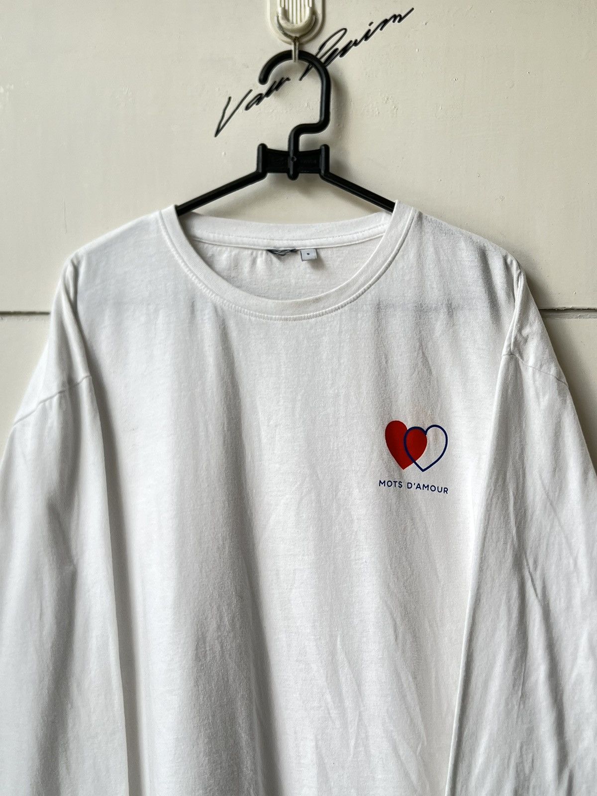 Other Mots D’amour White Long Sleeve T-shirt Size US M / EU 48-50 / 2 - 9 Thumbnail