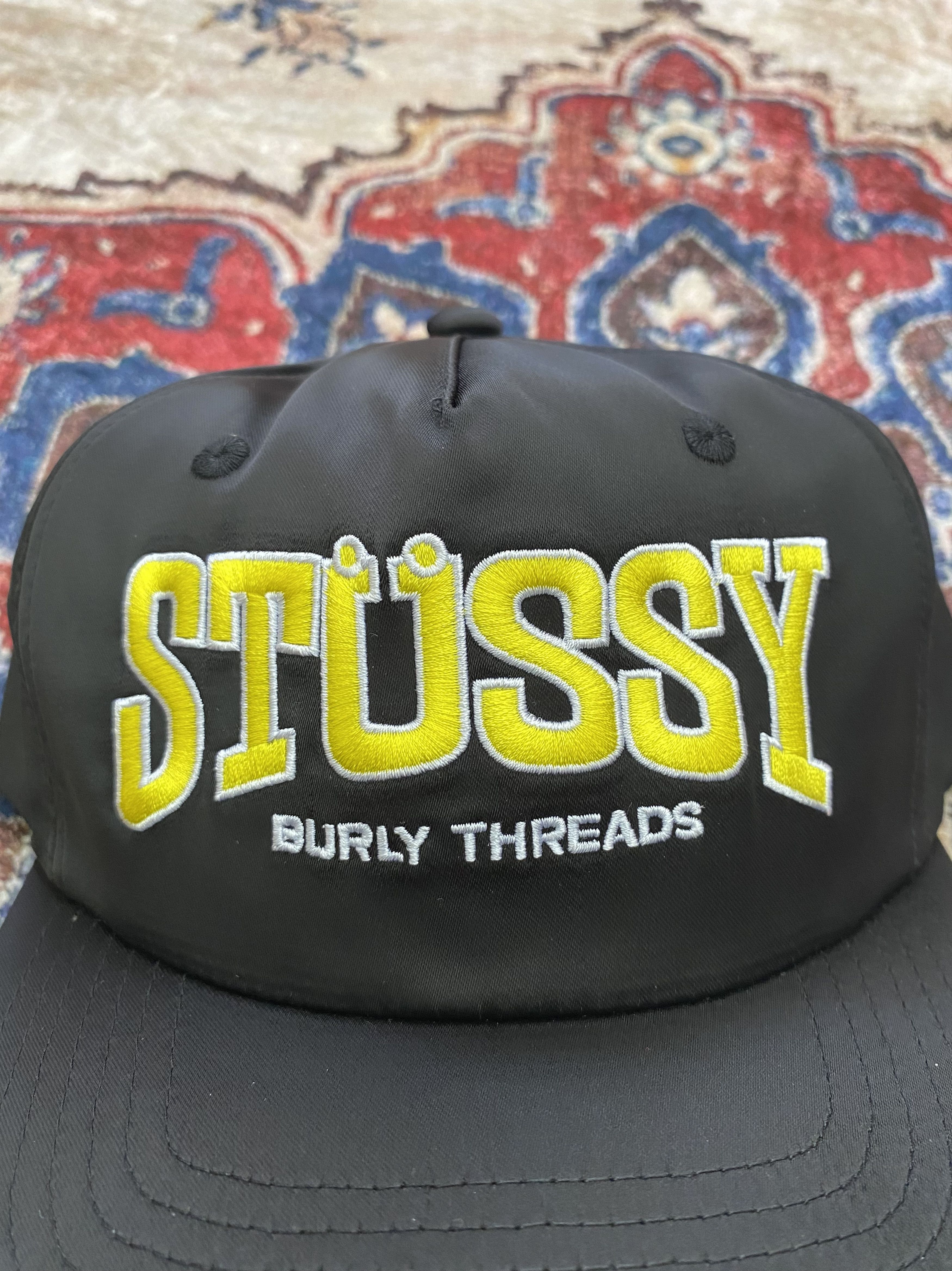 Stussy Stussy MD Burly Threads Cap - Black Size ONE SIZE - 2 Thumbnail