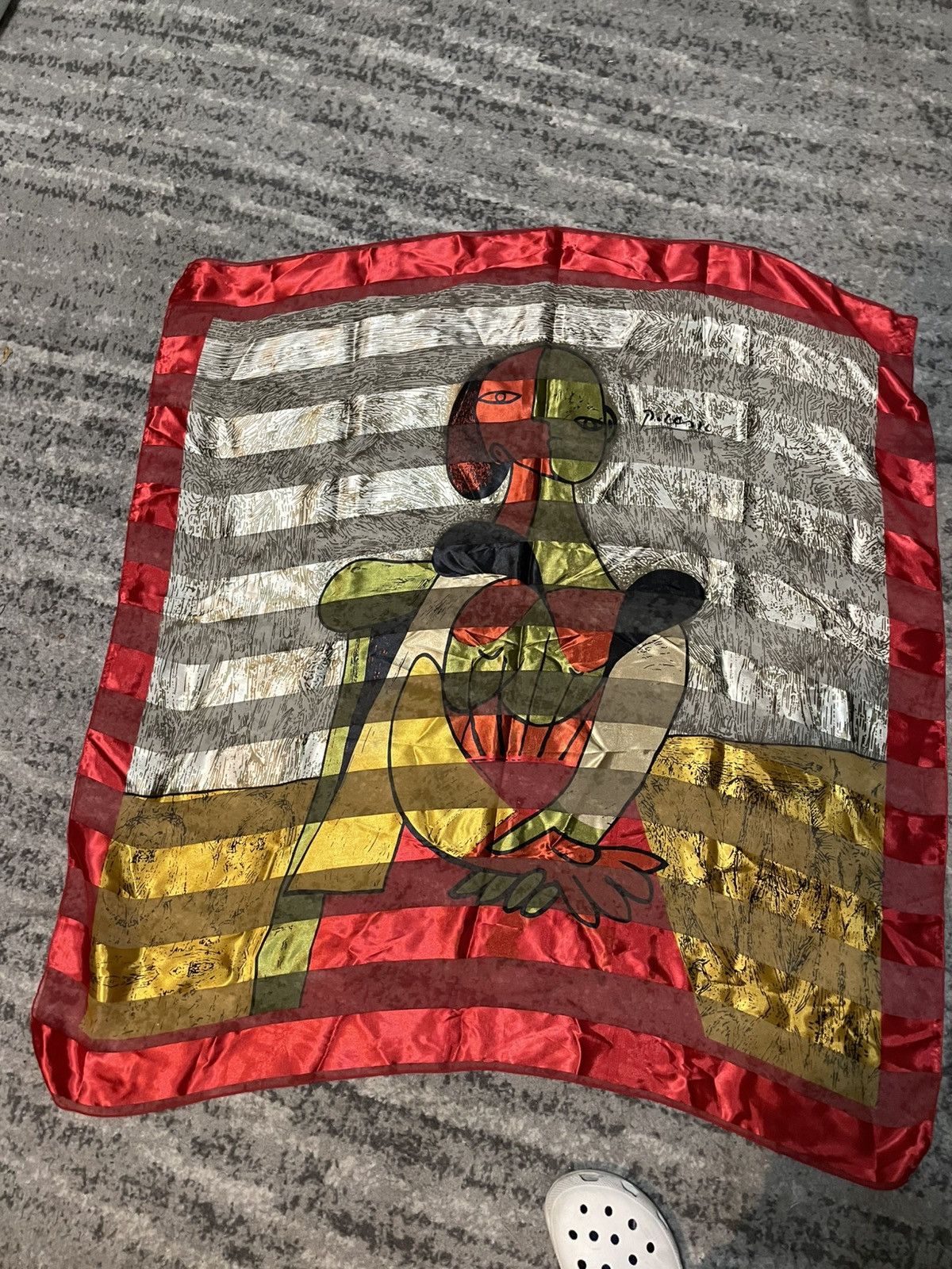 Vintage Picasso scarf bandanna tapestry Size ONE SIZE - 1 Thumbnail