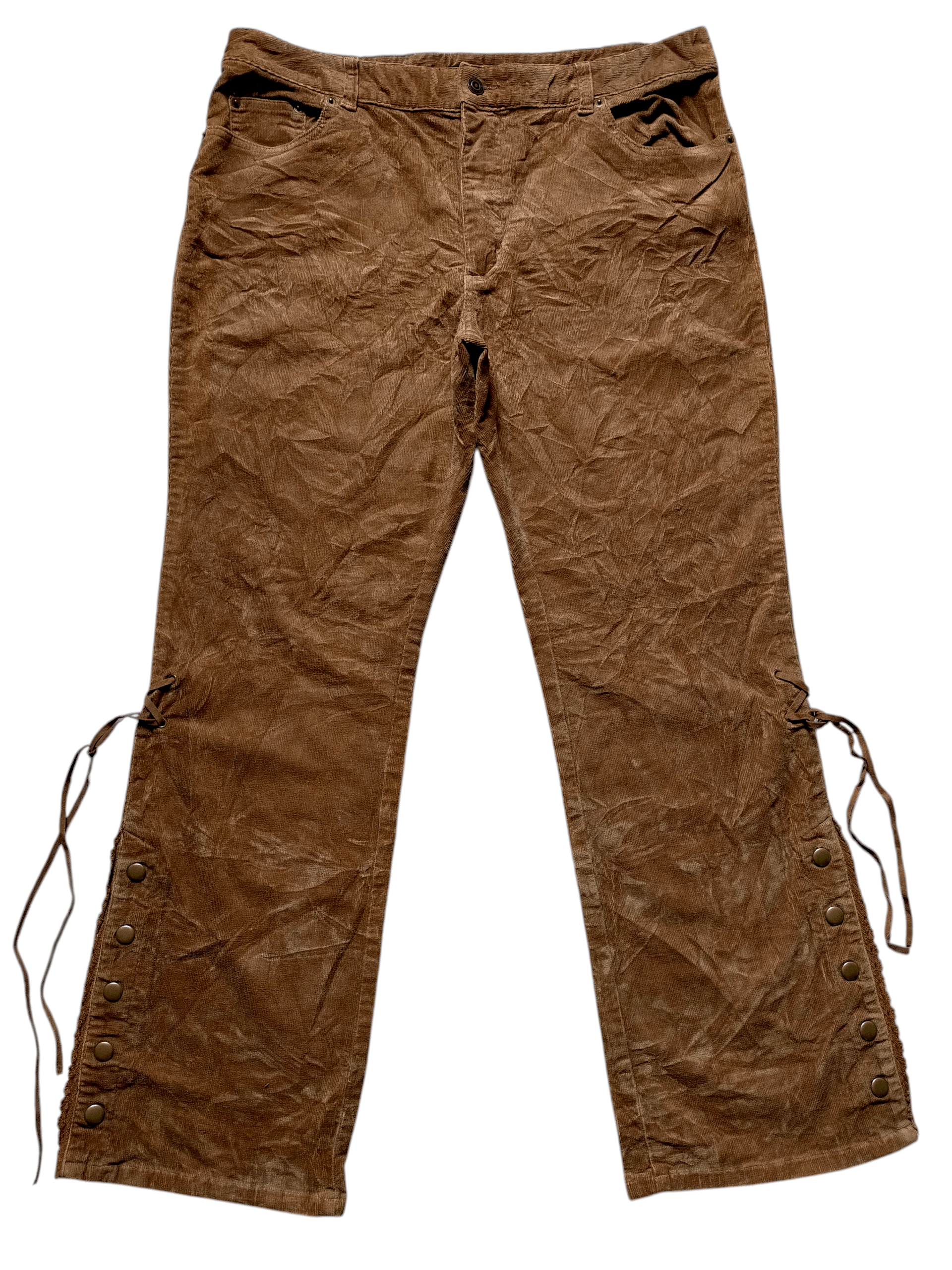 Hysteric Glamour Livre Claire Flare Coudroy Punk style Pants Size US 35 - 1 Thumbnail