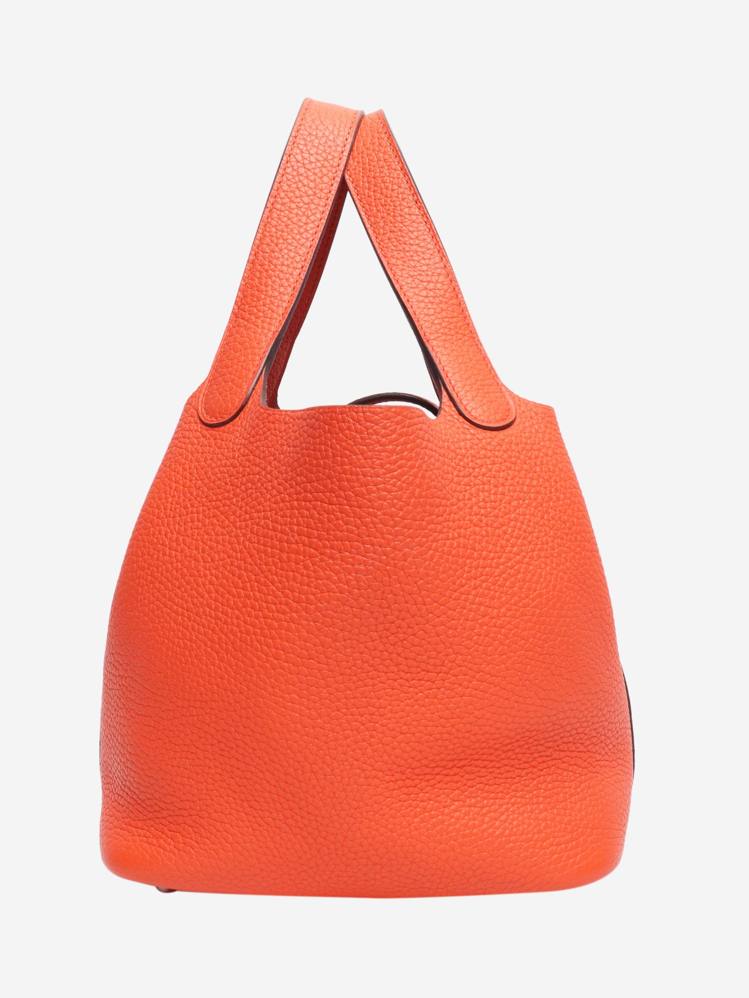 Other Orange Clemence 18 Picotin Lock handbag Size ONE SIZE - 1 Thumbnail