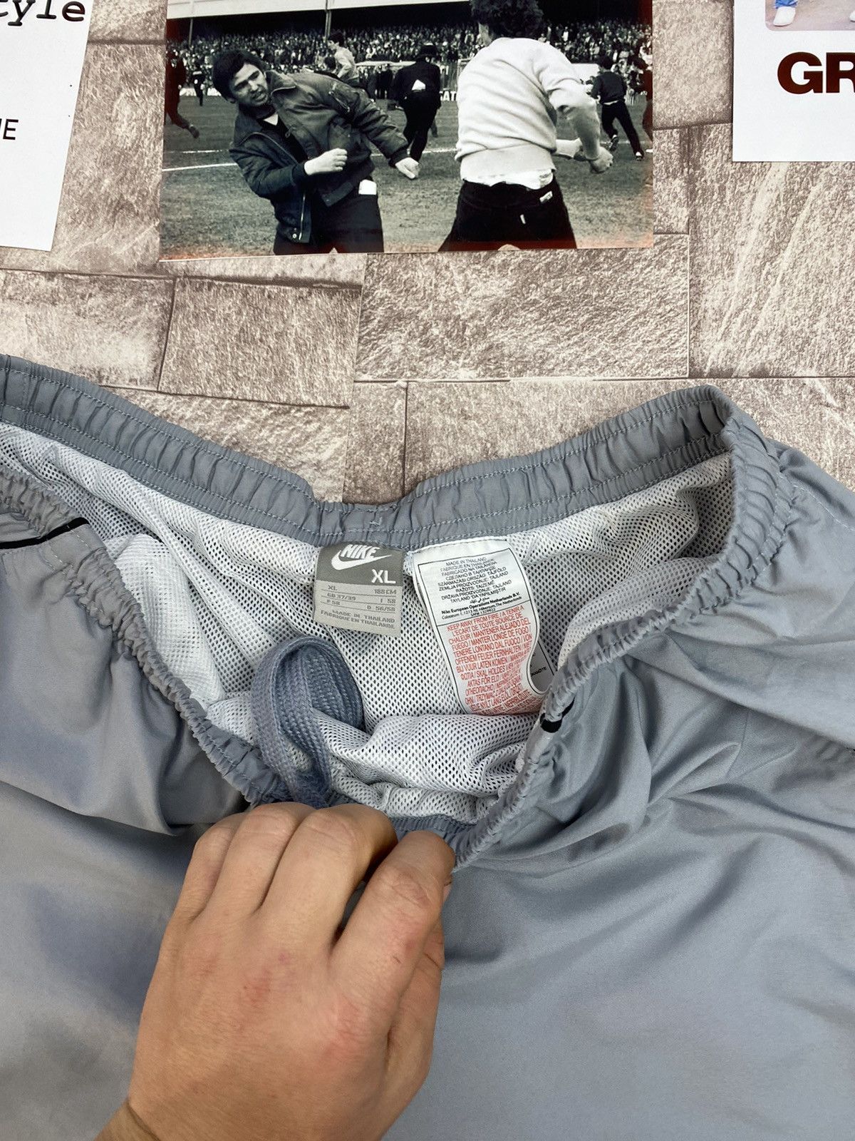 Nike × Vintage Nylon Nike Shorts Y2k style Xl by Travis Scott Size US 38 / EU 54 - 8 Thumbnail