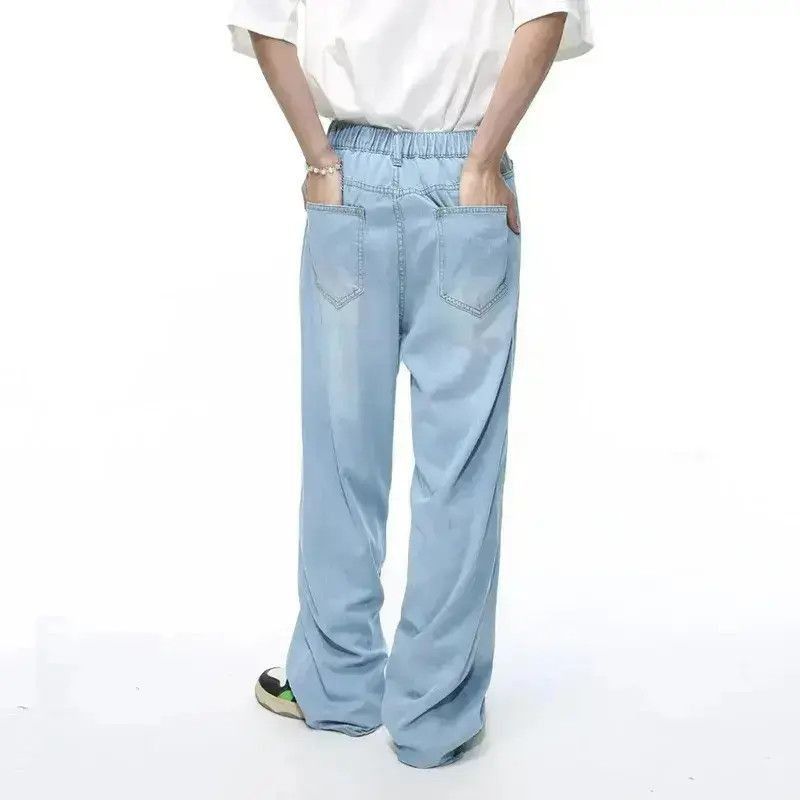 Japanese Brand Casual loose straight leg jeans Size US 32 / EU 48 - 5 Thumbnail