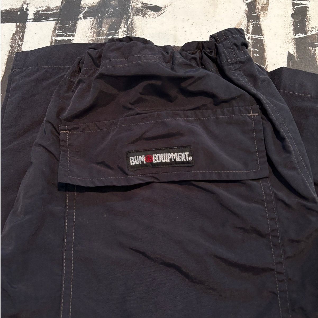 B.U.M Equipment × Vintage B.U.M. Equipment Nylon Lightweight Athletic Windbreaker-M Size US 32 / EU 48 - 3 Thumbnail
