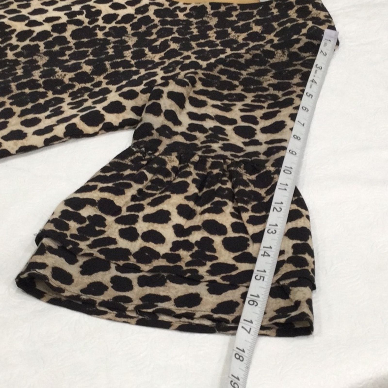 Other Belongsci Mini Shift Dress Leopard Print V-Neck Lined Medium Size M / US 6-8 / IT 42-44 - 16 Thumbnail