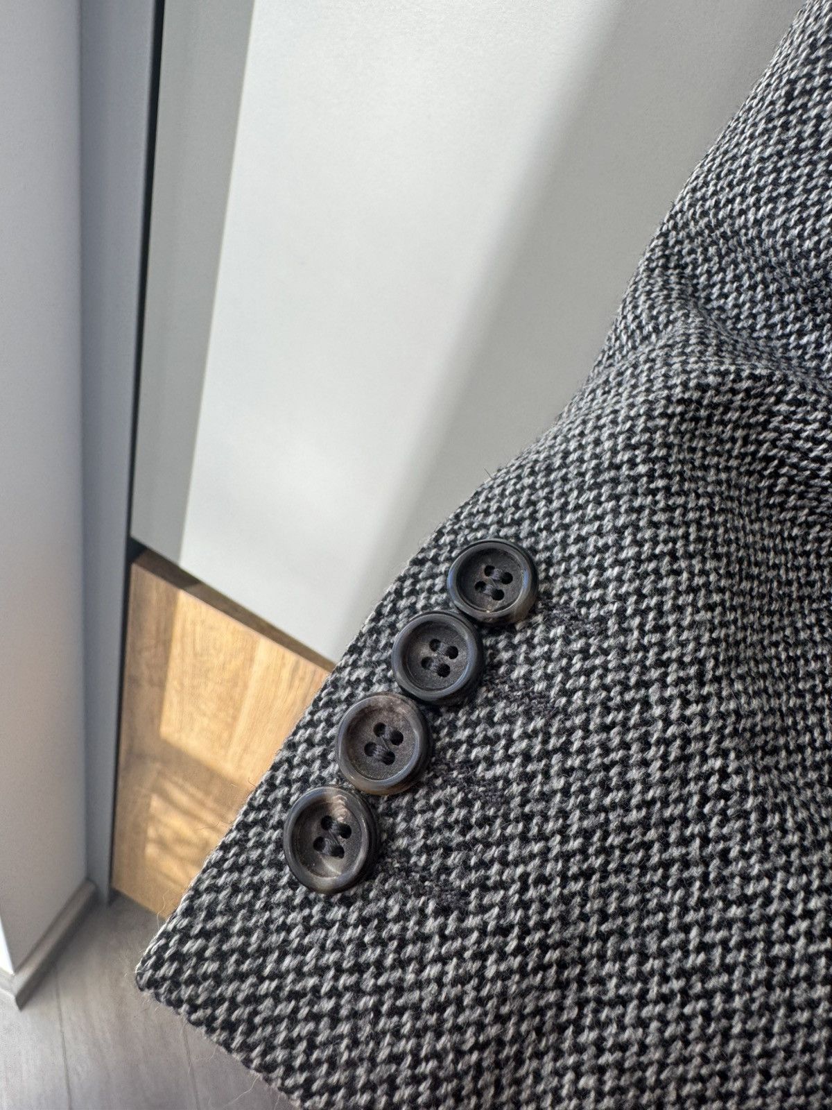 Canali Canali Two Buttons Cashmere/Wool Grey Blazer Jacket Size 50R - 4 Thumbnail
