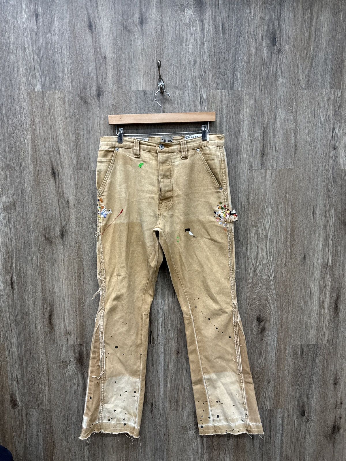 Gallery Dept. Gallery Dept Beige Carpenters Pants Size US 33 - 1 Thumbnail