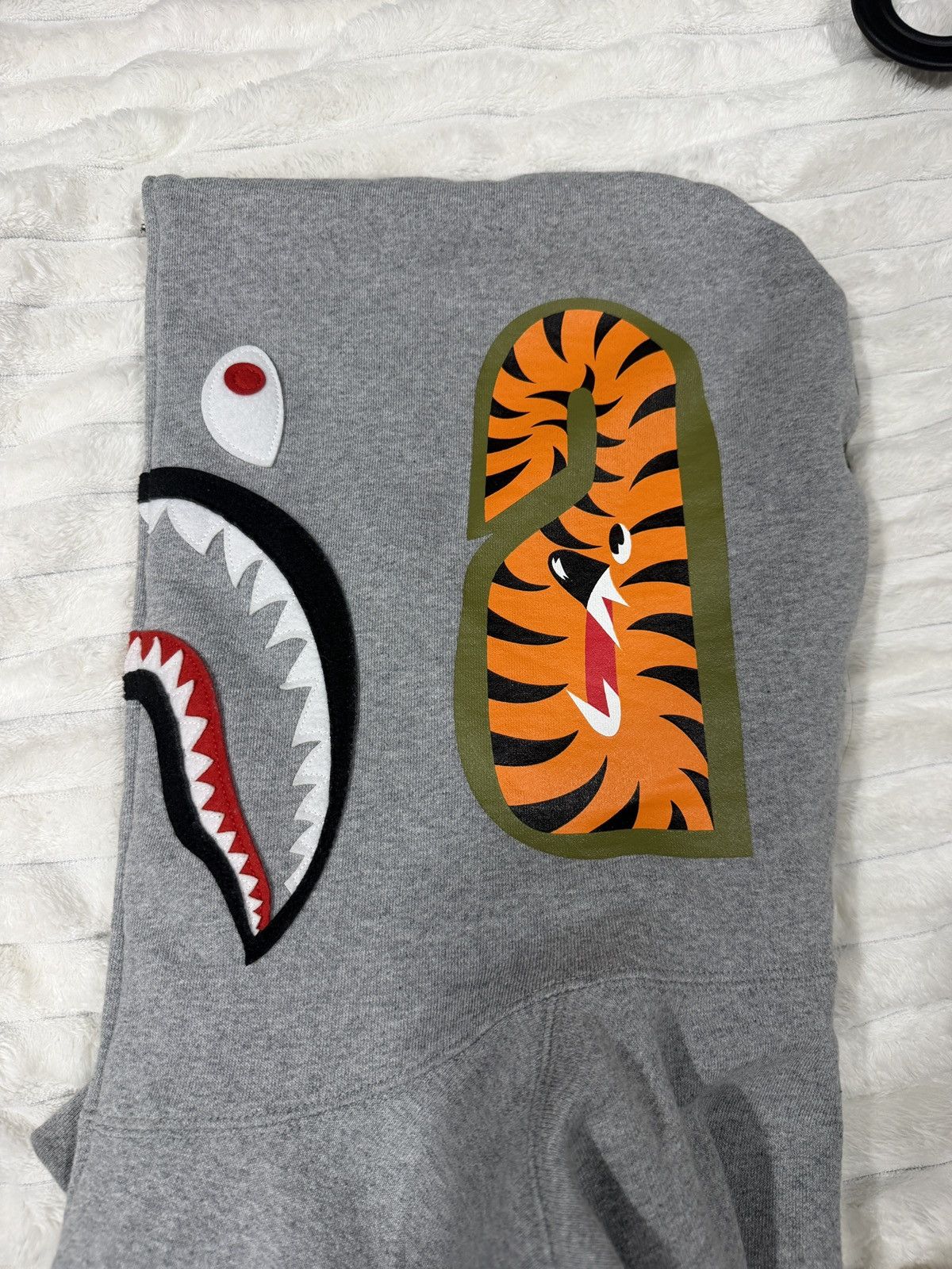 Bape Bape Half Camo Shark Full Zip Hoodie Size US L / EU 52-54 / 3 - 10 Thumbnail