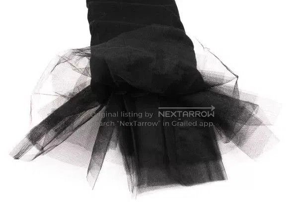 Junya Watanabe black vintage sheer design skirt. Size US 26 / EU 42 - 8 Thumbnail