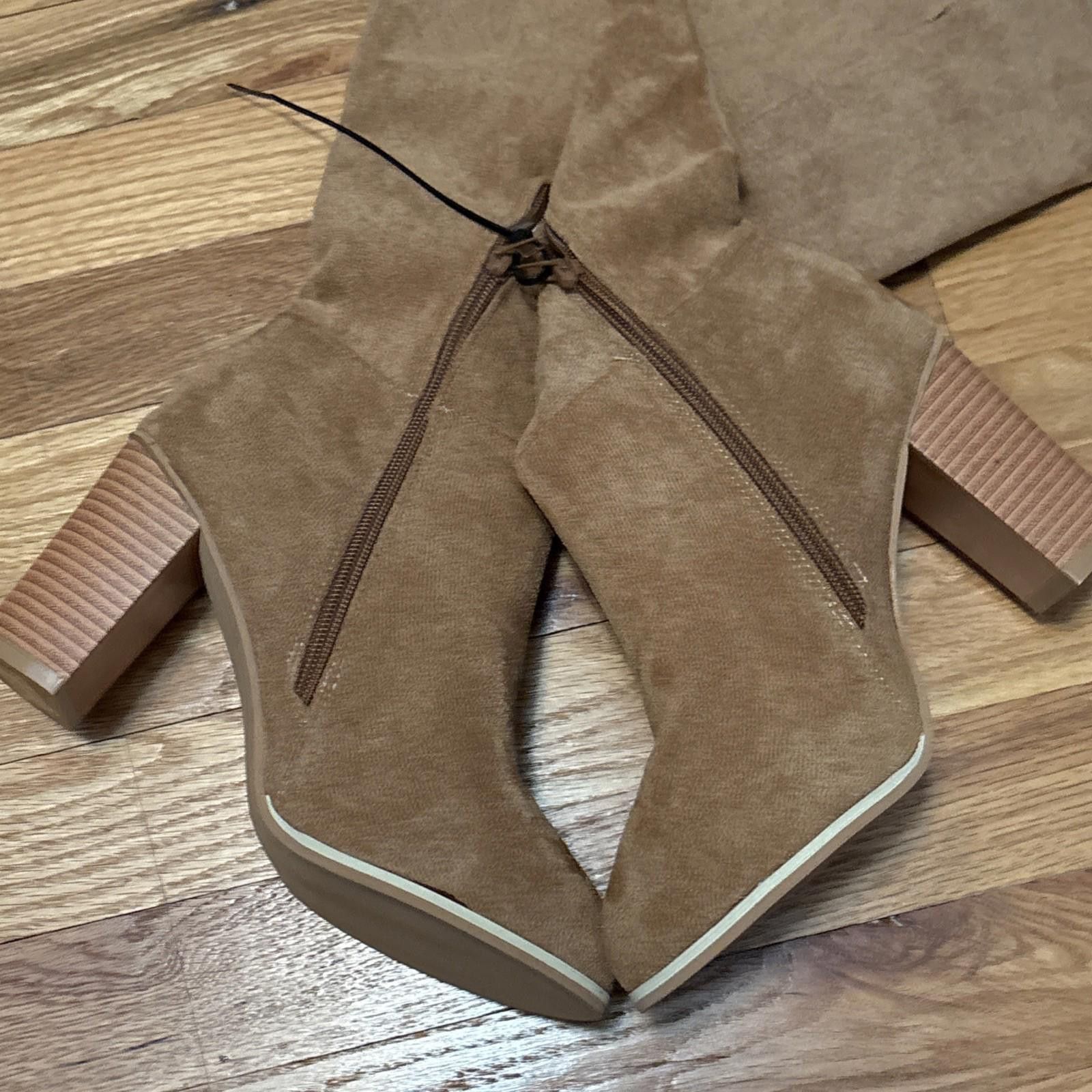 The Unbranded Brand Women’s Calf High Tall Boots – Faux Suede,NEW Size 38 US 5.5 Size US 5.5 / IT 35.5 - 4 Thumbnail