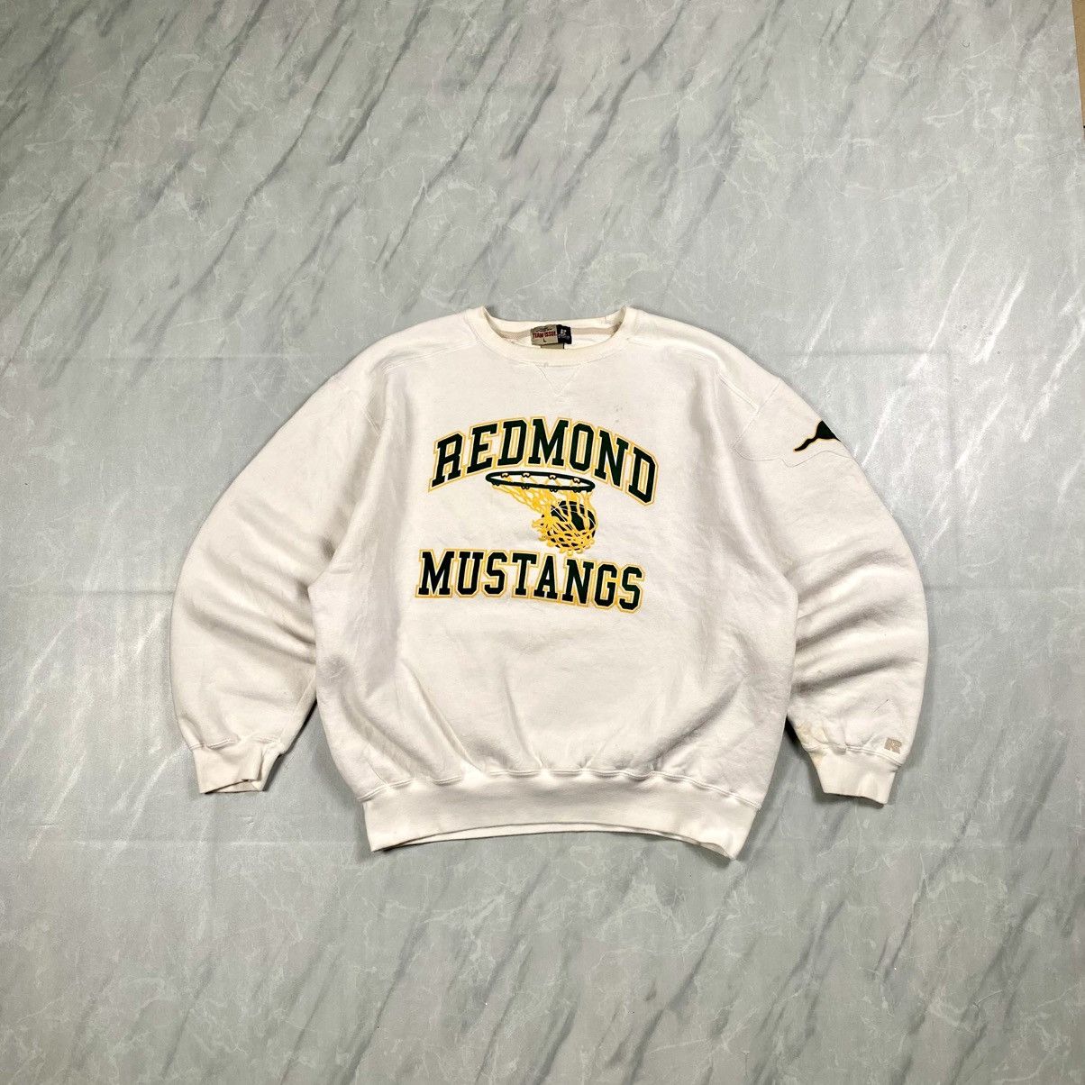 Russell Athletic Grail y2k Redmond Mustang Team Issue Boxy Crewneck Size US L / EU 52-54 / 3 - 1 Thumbnail