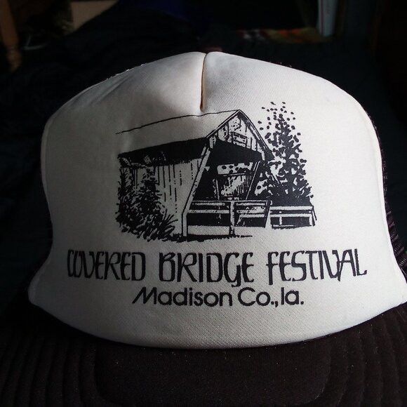 Other DS Vintage Covered Bridge Festival Snap Trucker Hat Size ONE SIZE - 1 Thumbnail