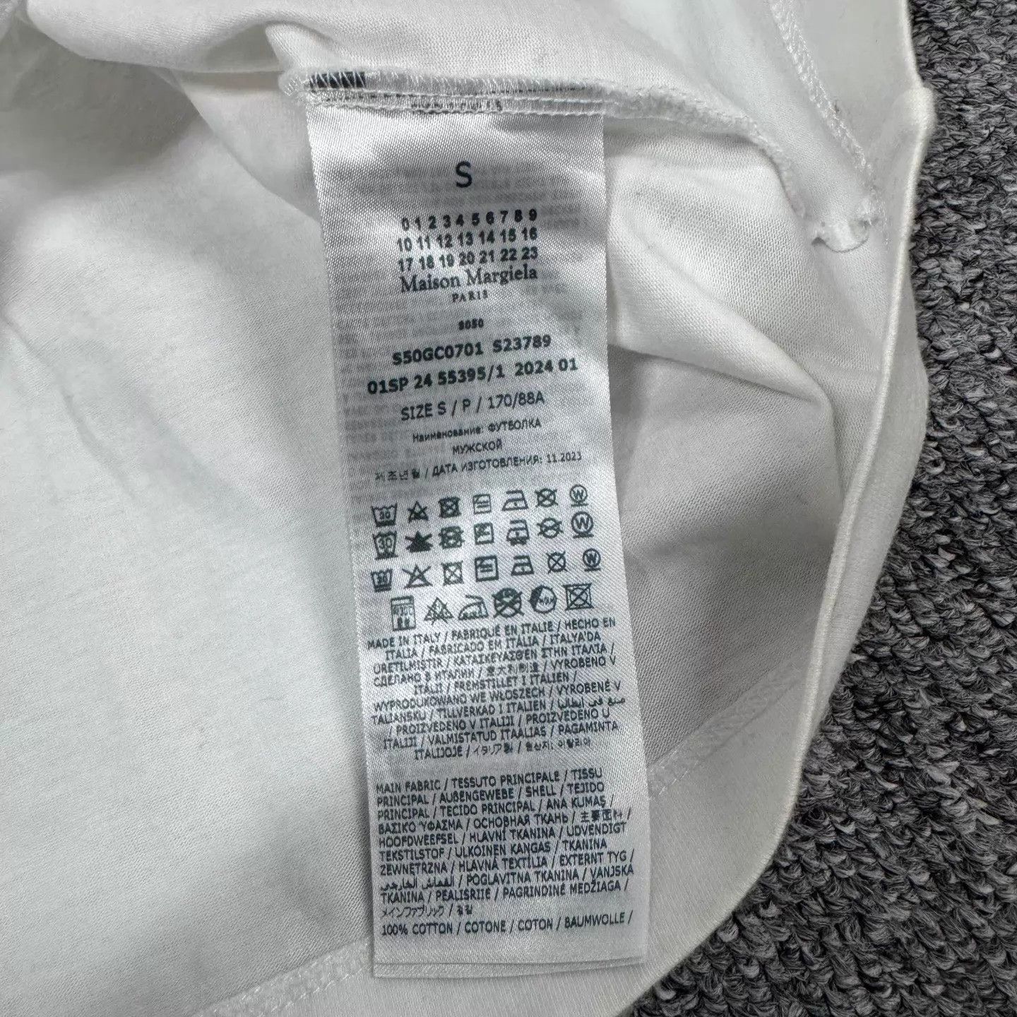 Maison Margiela Margiela Classic Oversized Chest Logo S 99 New Size US S / EU 44-46 / 1 - 6 Thumbnail