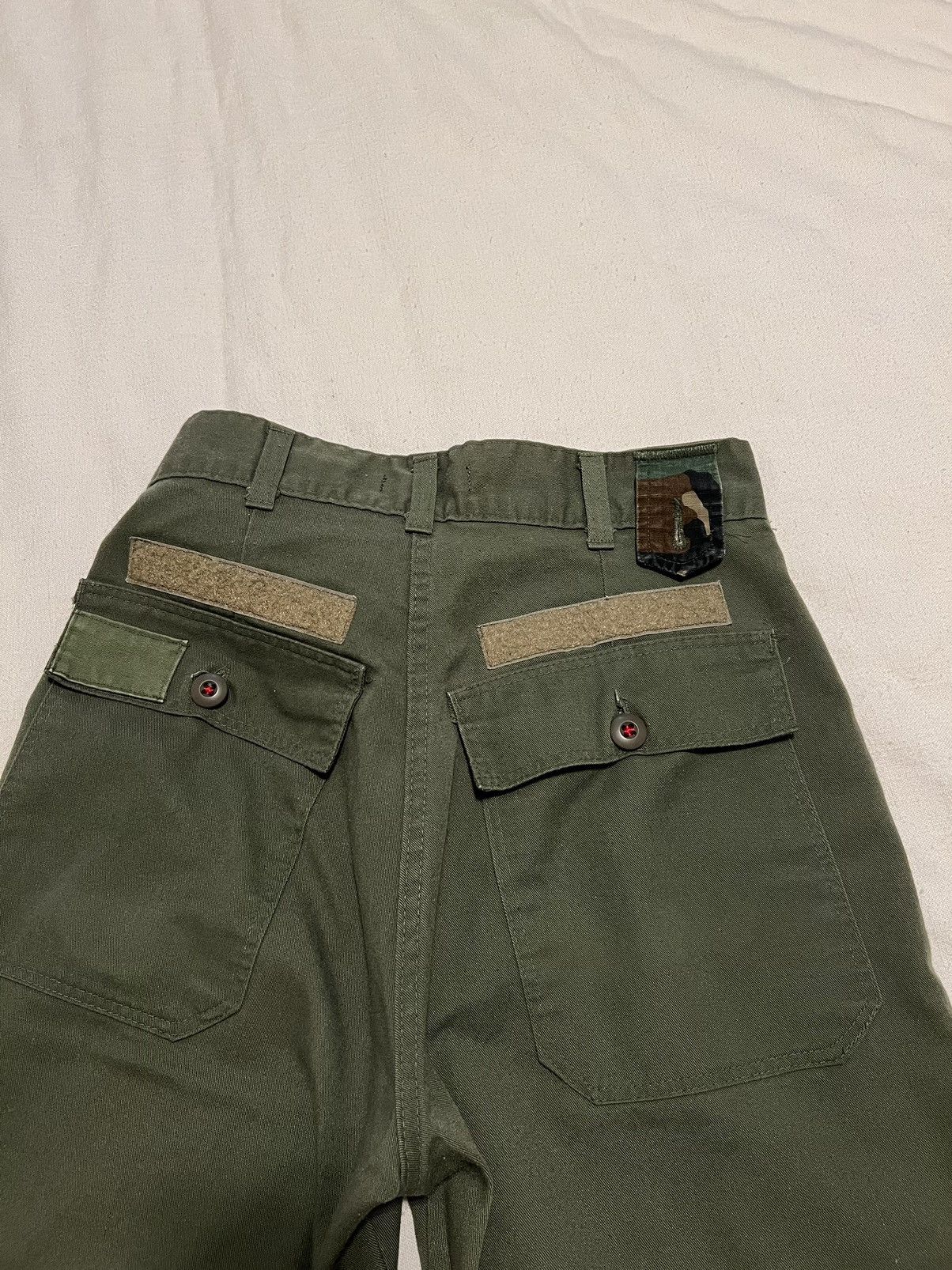 Vintage Fatigue patchwork pants (@denimcowboyy) Size US 28 / EU 44 - 5 Thumbnail