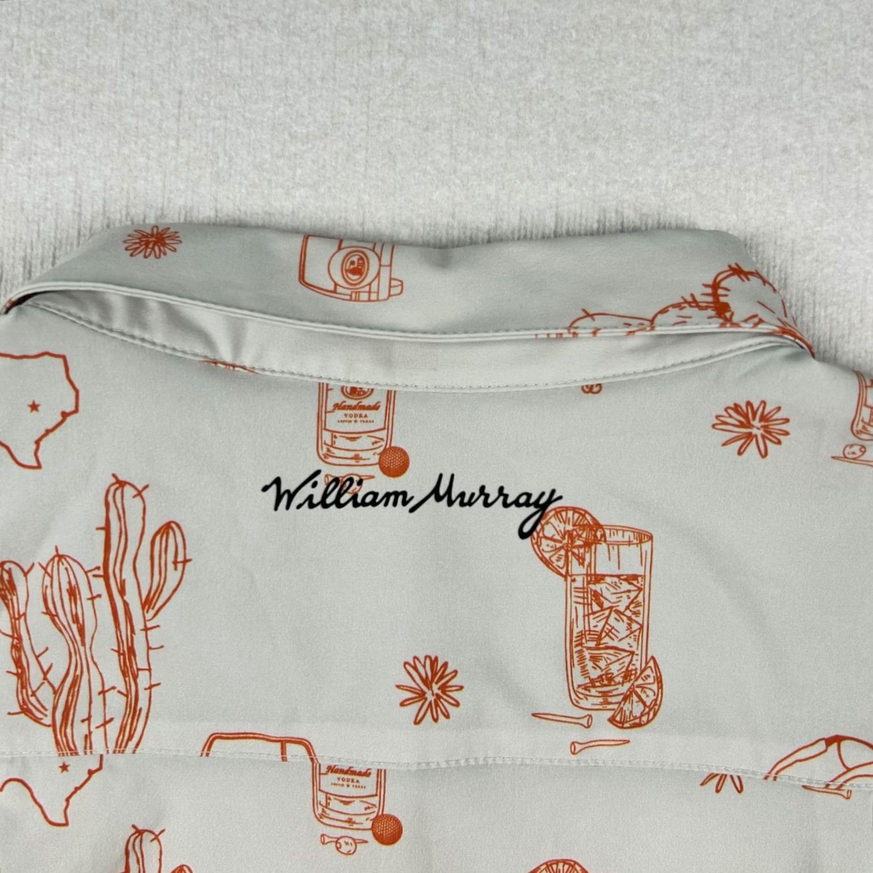 Vintage William Murray Shirt Mens XL Performance Camp Texas Longhorn Tito's Vodka Austin Shirt Button-Up Short Sleeve Gray Texas Golf Men XL Size US XL / EU 56 / 4 - 3 Thumbnail