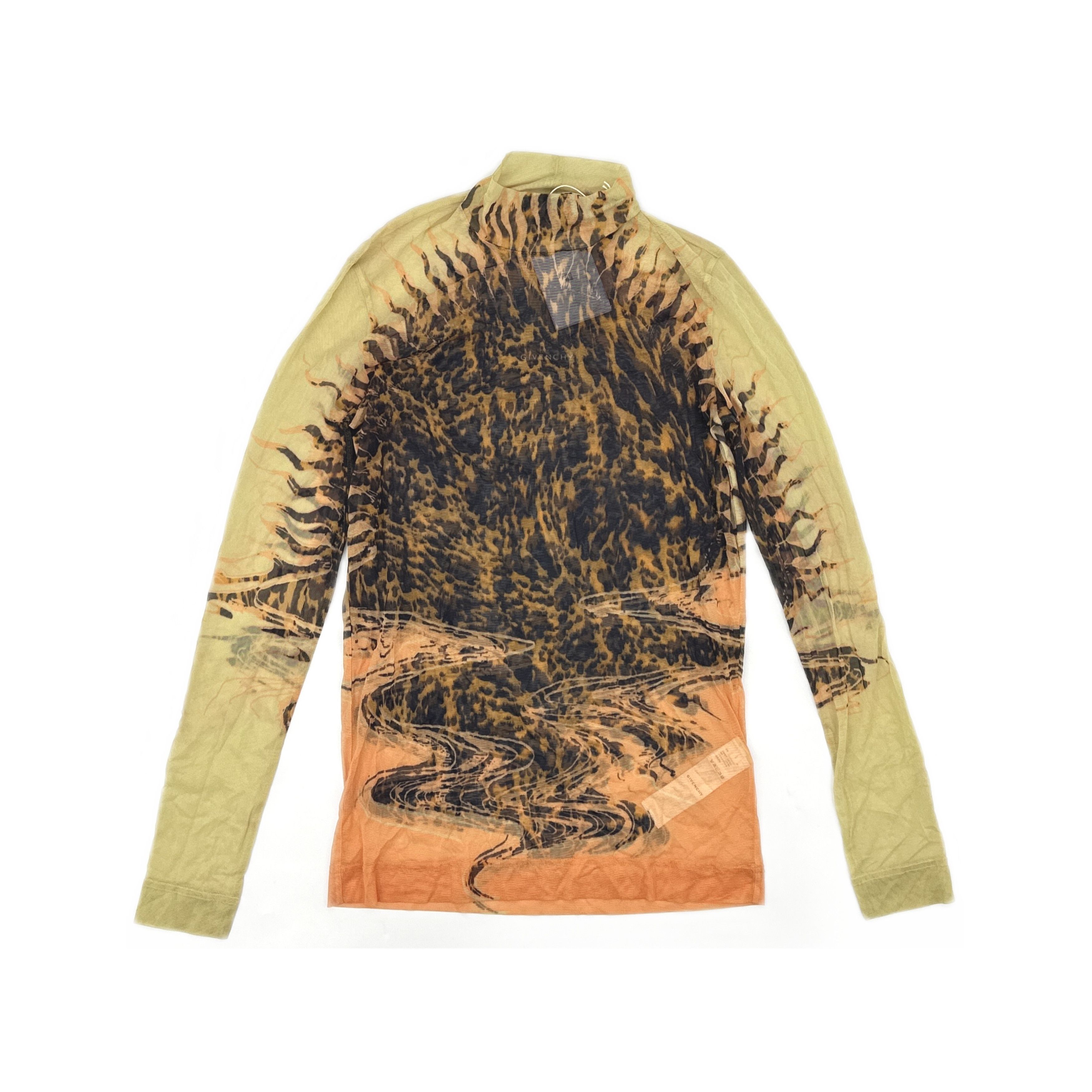 Givenchy Givenchy Multicolored Mesh Long Sleeve T-Shirt Size S Size US S / EU 44-46 / 1 - 1 Thumbnail