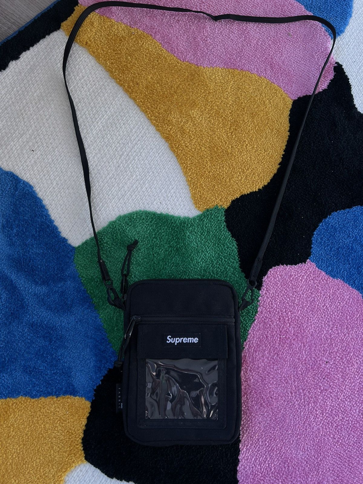 image of Supreme Neck / Shoulder Pouch in Black, Men's