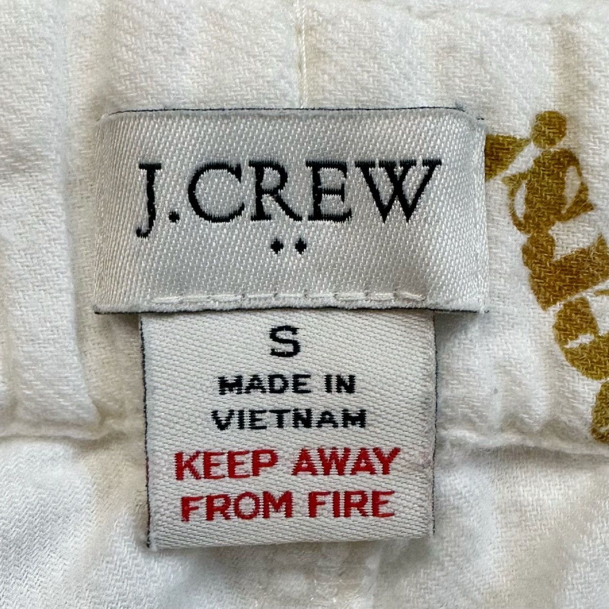 J.Crew J. Crew White “Cheers” Printed Flannel Pajama Pants Size 31" - 8 Thumbnail